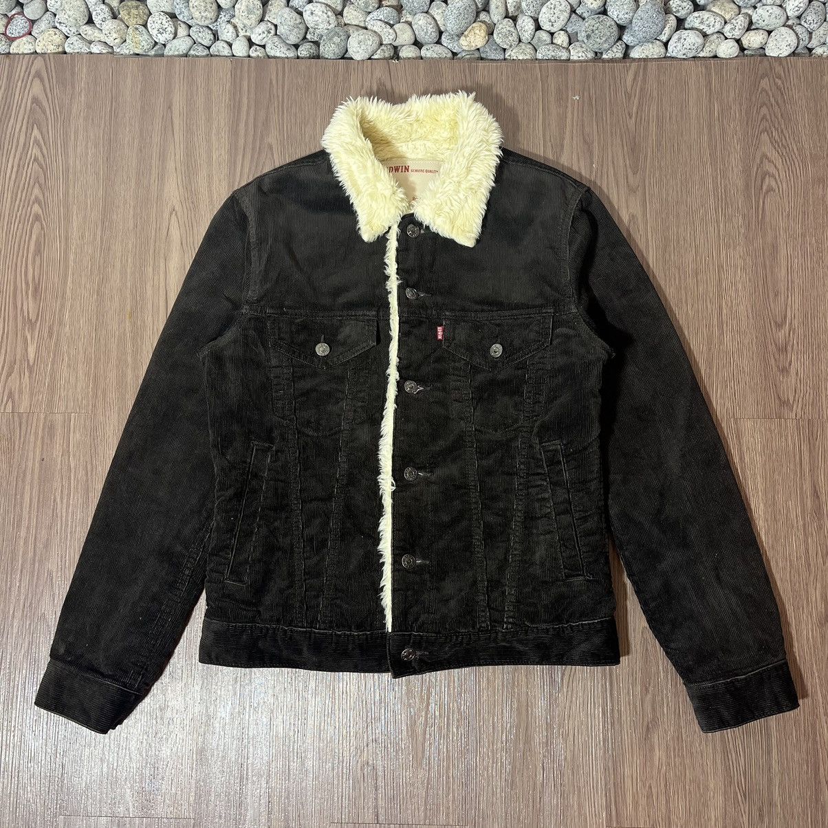 Edwin Edwin 503 Corduroy Trucker Jacket Size US M / EU 48-50 / 2 - 1 Thumbnail