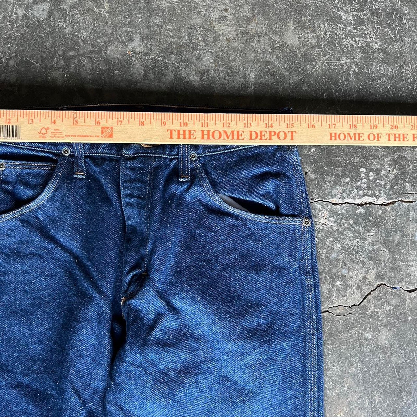 Wrangler Vintage wrangler blue jeans USA made Size US 30 / EU 46 - 7 Thumbnail