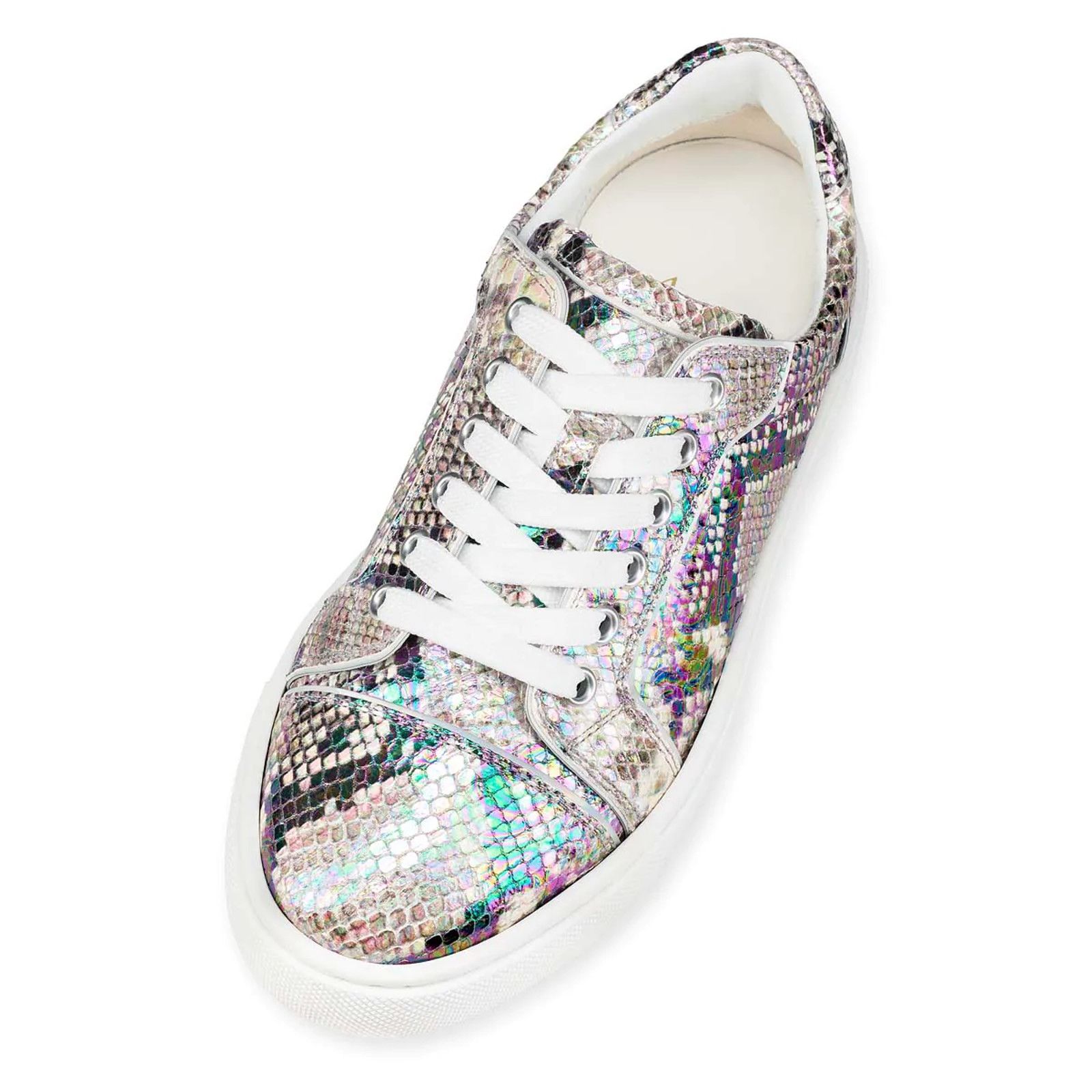 Christian Louboutin Christian Louboutin Flat Snake Lace Up Low Top Sneaker 38.5 Size US 8.5 / IT 38.5 - 6 Thumbnail