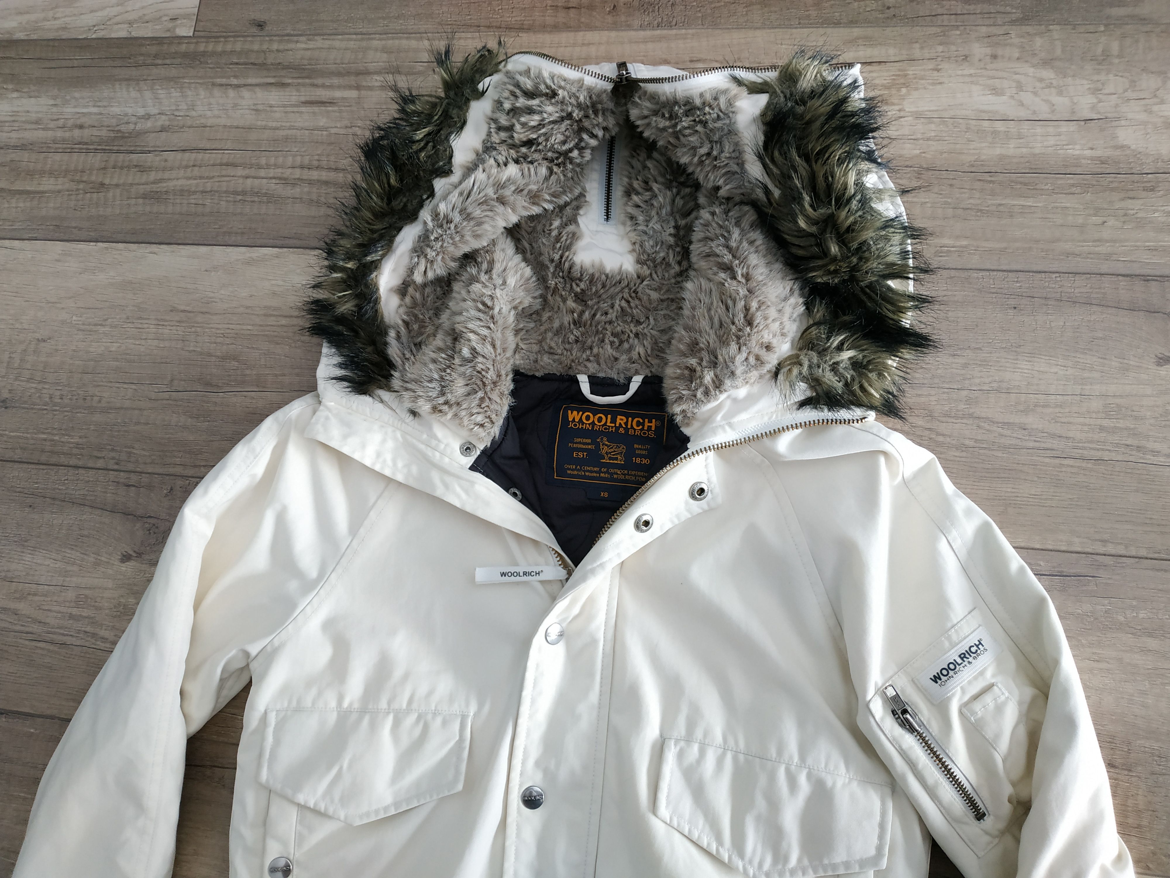 Woolrich Woolen Mills Woolrich Thermolite Women's Zip Hood Bomber Jacket, s. XS Size XS / US 0-2 / IT 36-38 - 3 Thumbnail