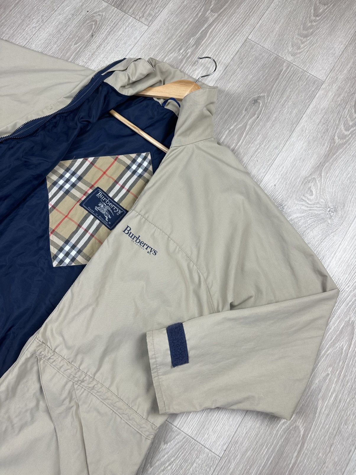 Burberry × Vintage Vintage Burberry London Vintage Jacket Size US XL / EU 56 / 4 - 2 Thumbnail