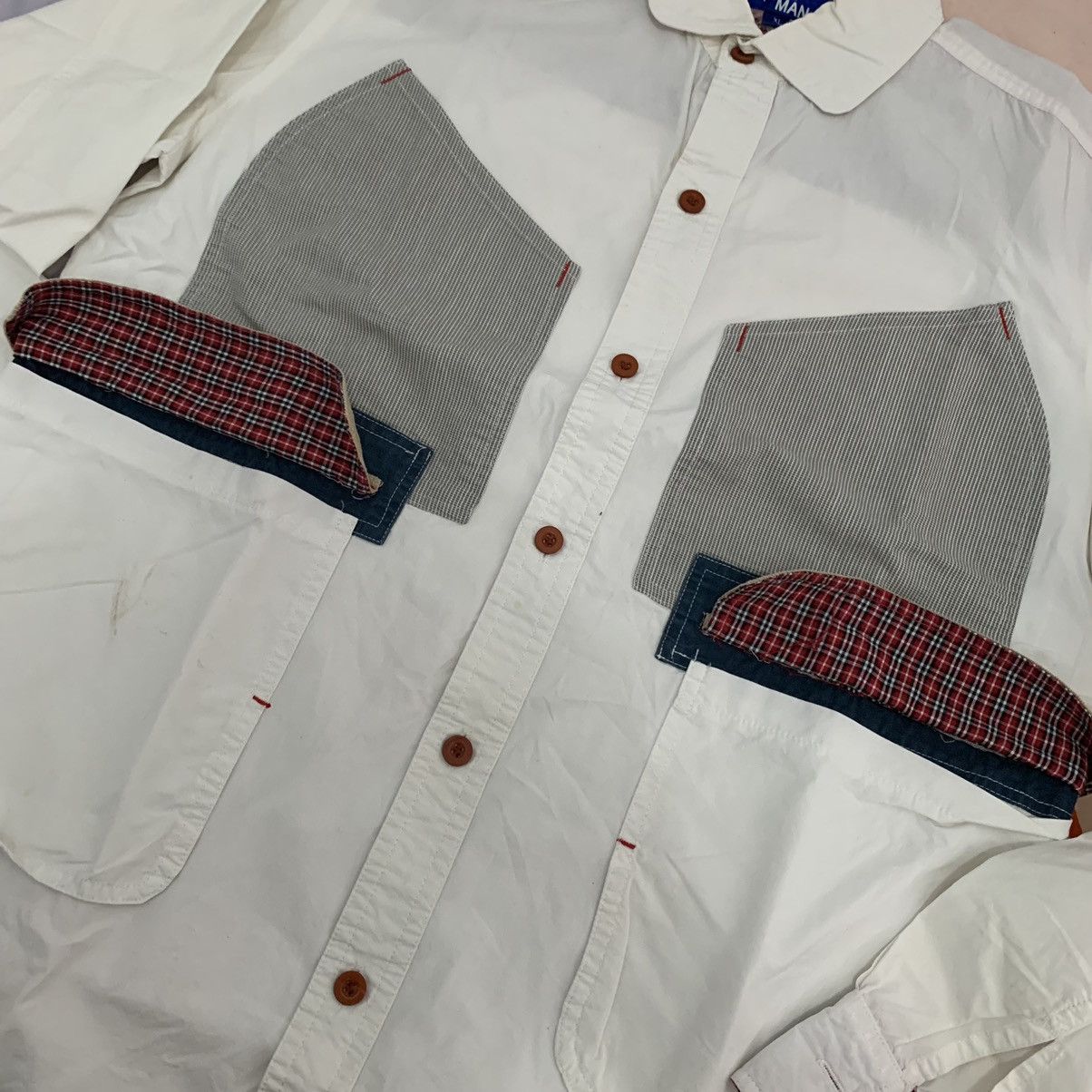 Junya Watanabe MAN Vtg AD2003 Rodeo Corduroy Flannel Shirt