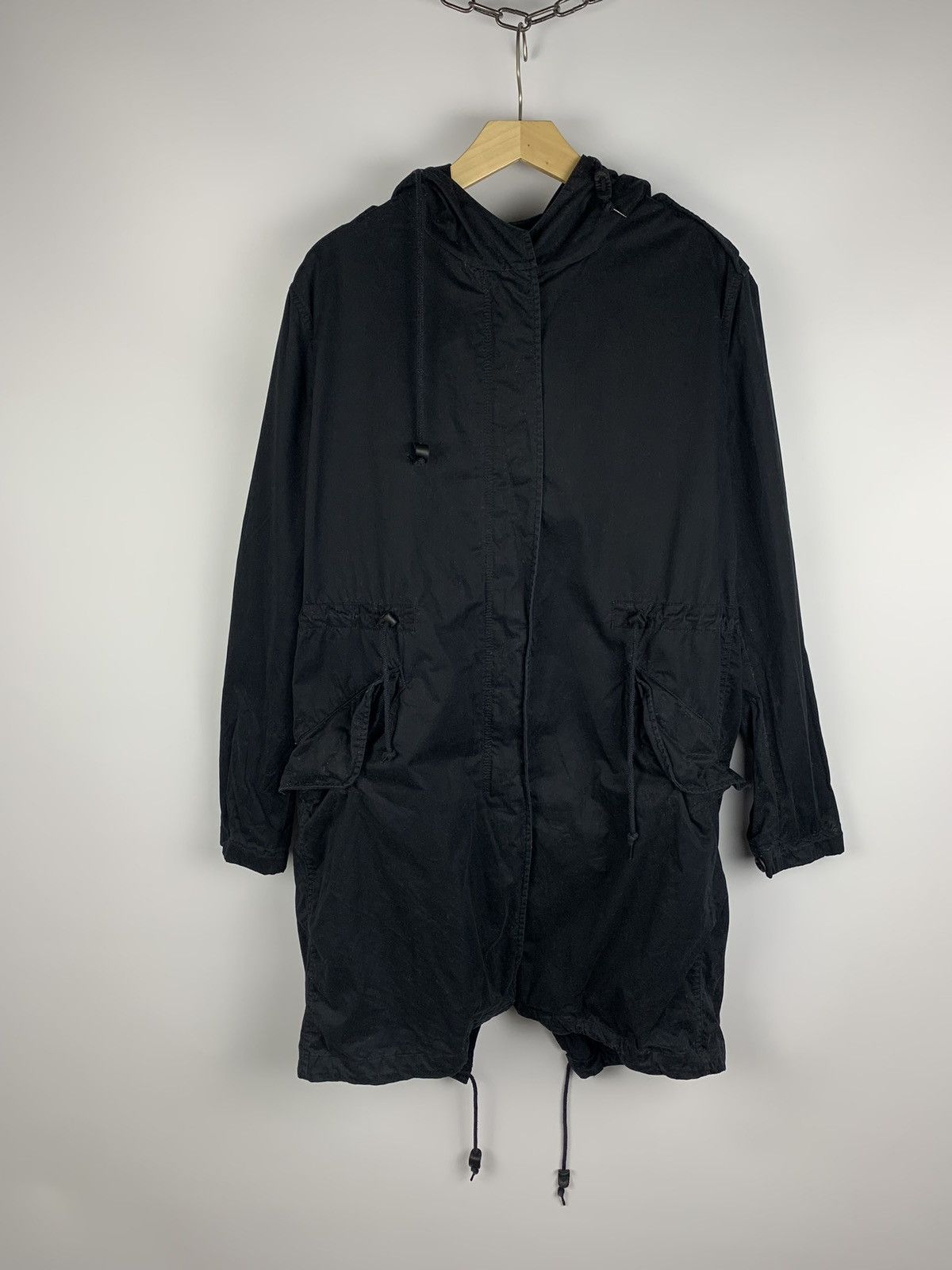 Allsaints Allsaints Caden Parka Coat Jacket Women’s Size 10 Black Top Size M / US 6-8 / IT 42-44 - 1 Thumbnail