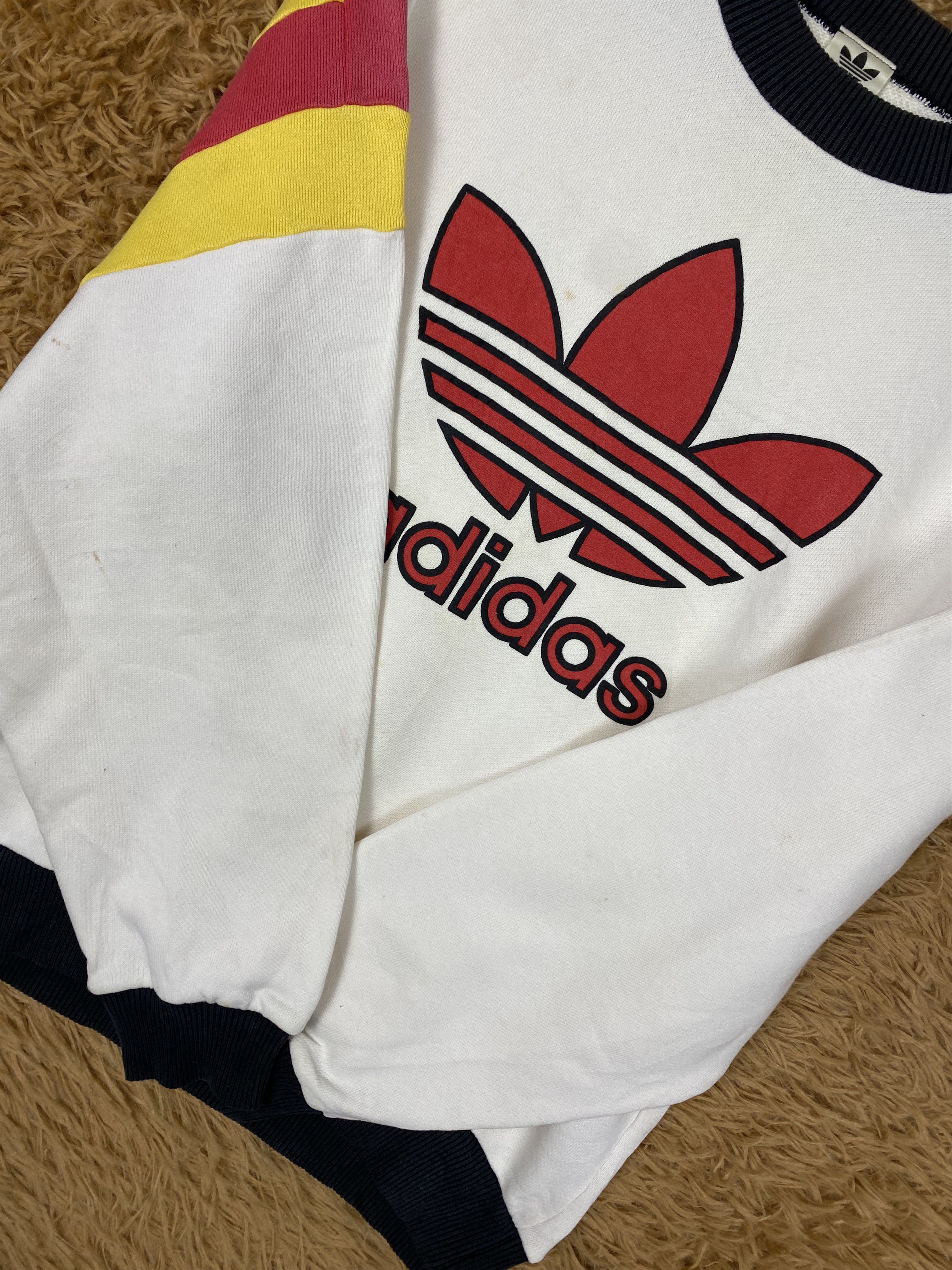 Adidas Vintage Adidas Trefoil Germany Big Logo Sweatshirts PS0335 Size US S / EU 44-46 / 1 - 4 Thumbnail