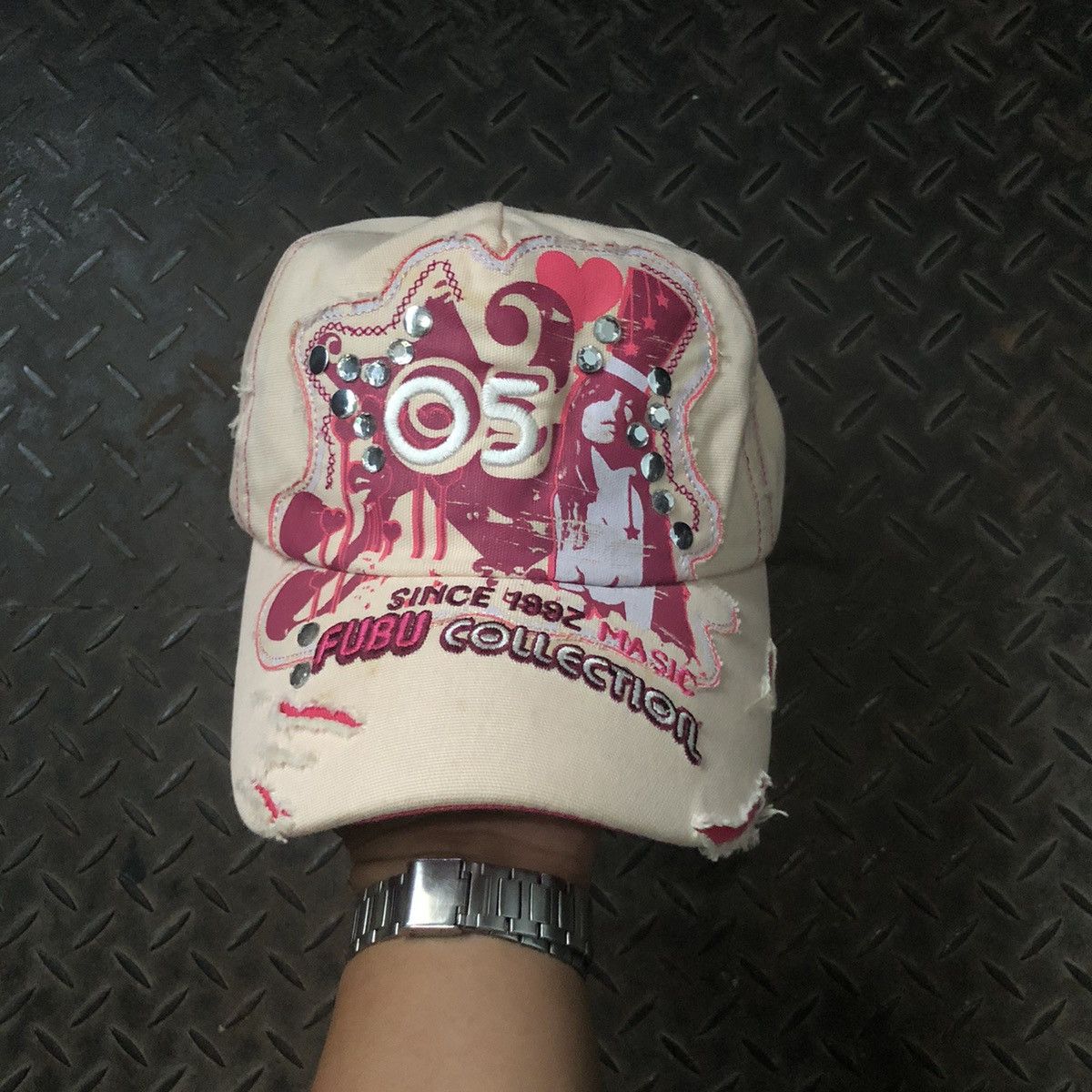 Fubu 🔥RARE🔥 Vintage Y2K Fubu x Hysteric Glamour Punk Music Hat Size ONE SIZE - 2 Thumbnail