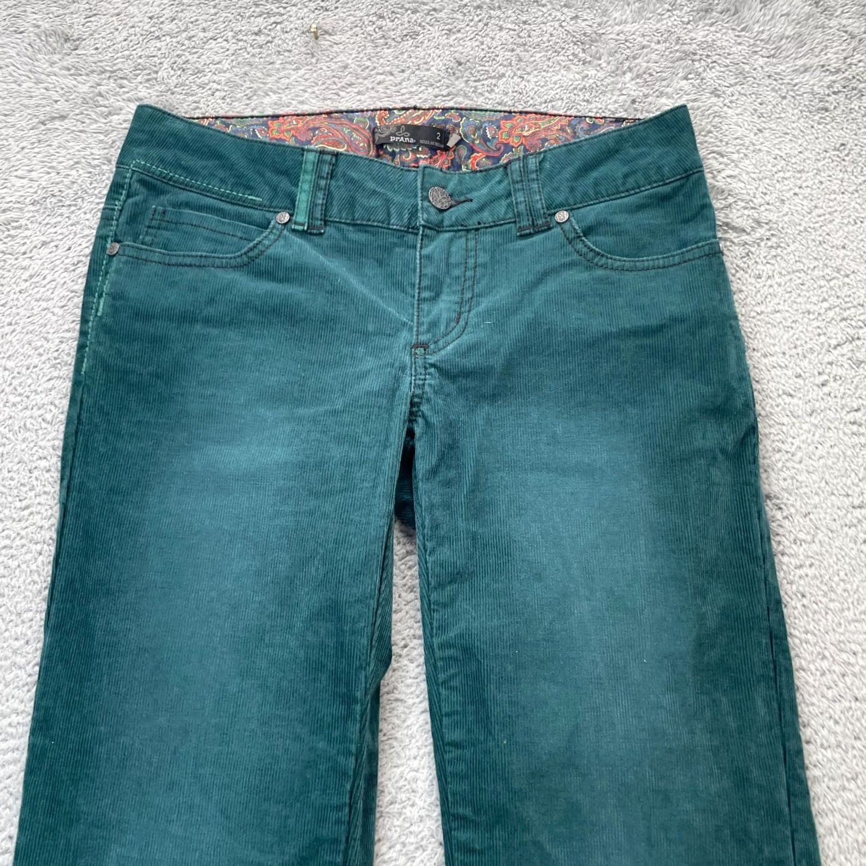 Prana Prana Pants Womens Casual Organic Cotton Stretch Logo Straight Leg Size 30" / US 8 / IT 44 - 5 Thumbnail