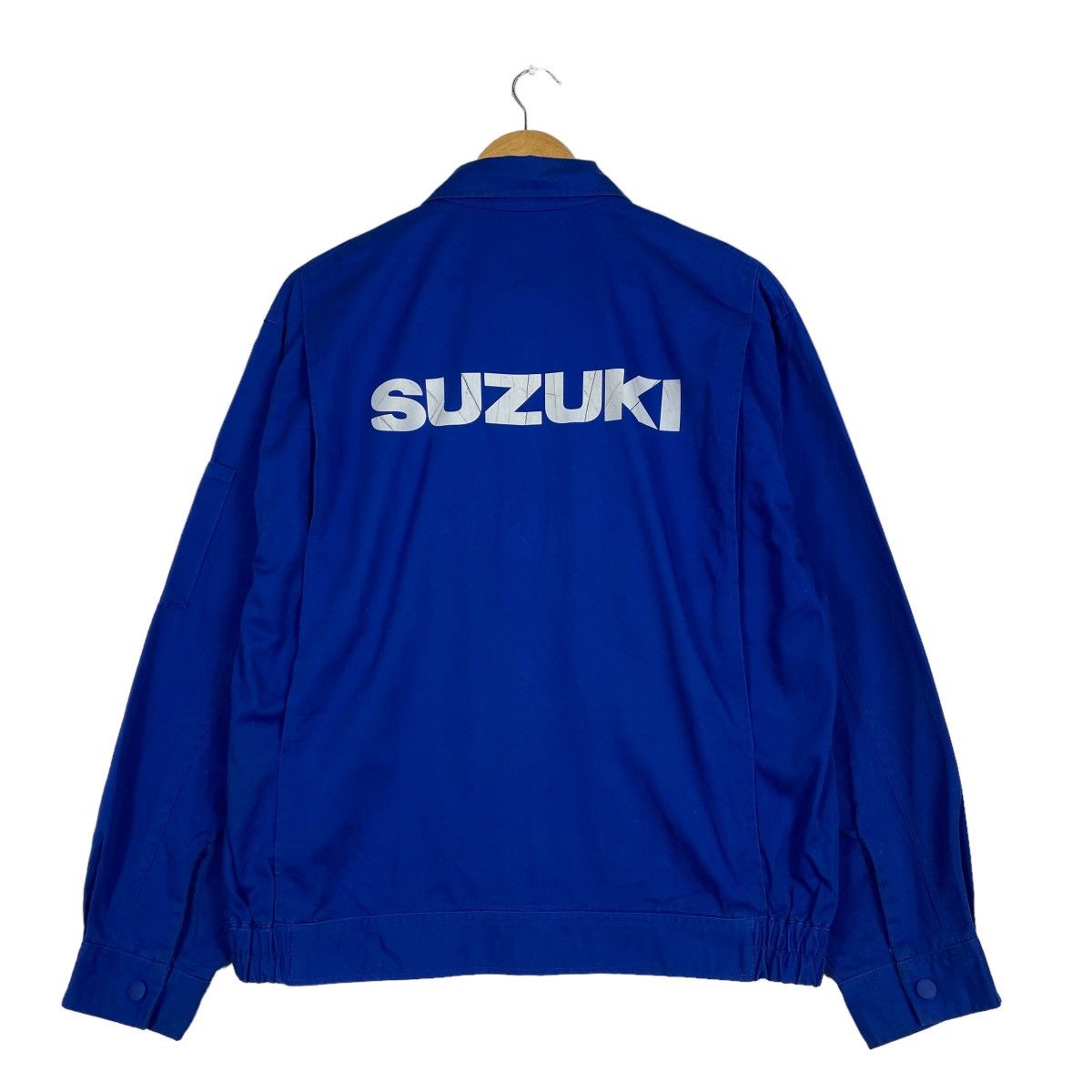 Japanese Brand Vintage Suzuki zipper jacket Size US L / EU 52-54 / 3 - 1 Thumbnail