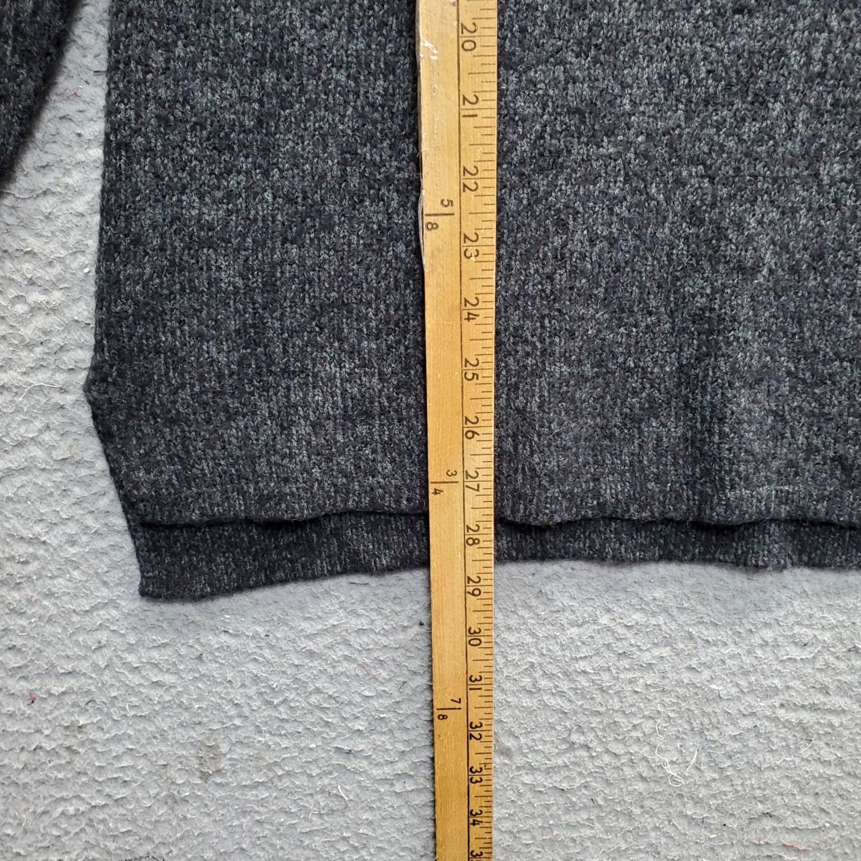 DKNY DKNY Sweater Womens L Gray Wool Blend Long Sleeve Turtleneck Slit Hem Pullover Casual Winter Knit Shirt Women’s L Size L / US 10 / IT 46 - 3 Thumbnail