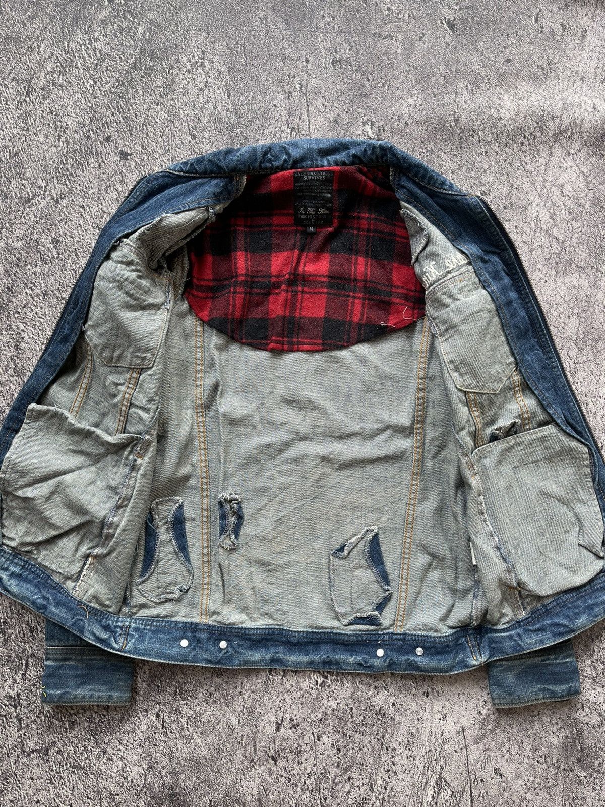 In The Attic Intheattic double layer poem denim jacket Size US M / EU 48-50 / 2 - 5 Thumbnail