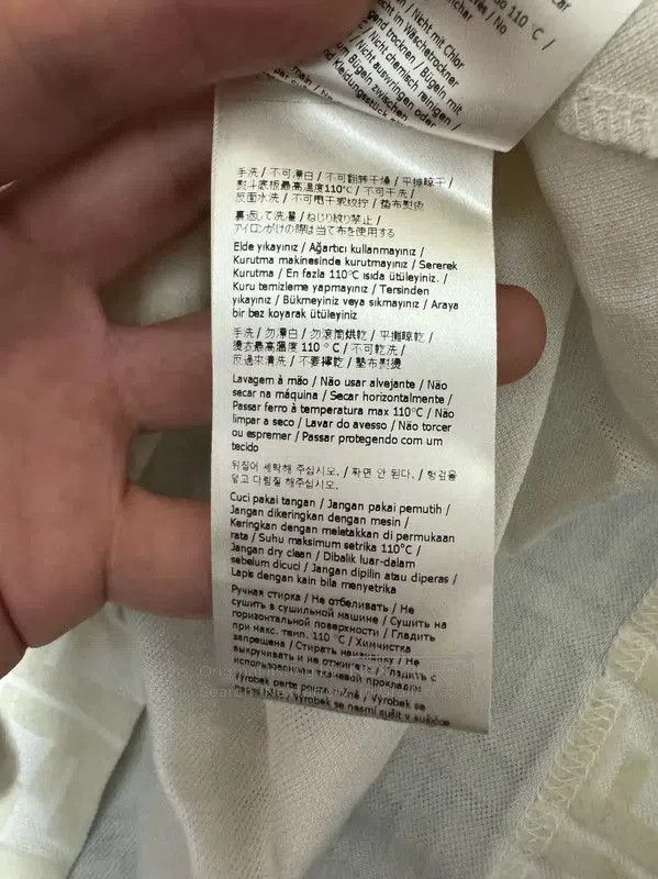 Fendi Fendi Cotton Logo T-Shirt for Men . Size US M / EU 48-50 / 2 - 5 Thumbnail