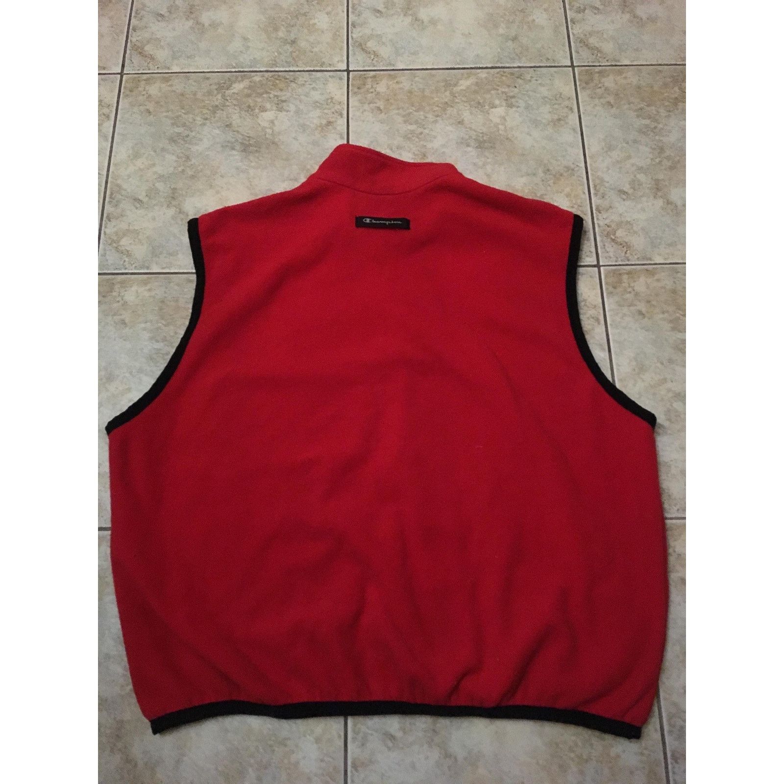 Champion Vintage Wisconsin Badgers fleece vest Sweatshirt size XL 90s Size US XL / EU 56 / 4 - 6 Thumbnail