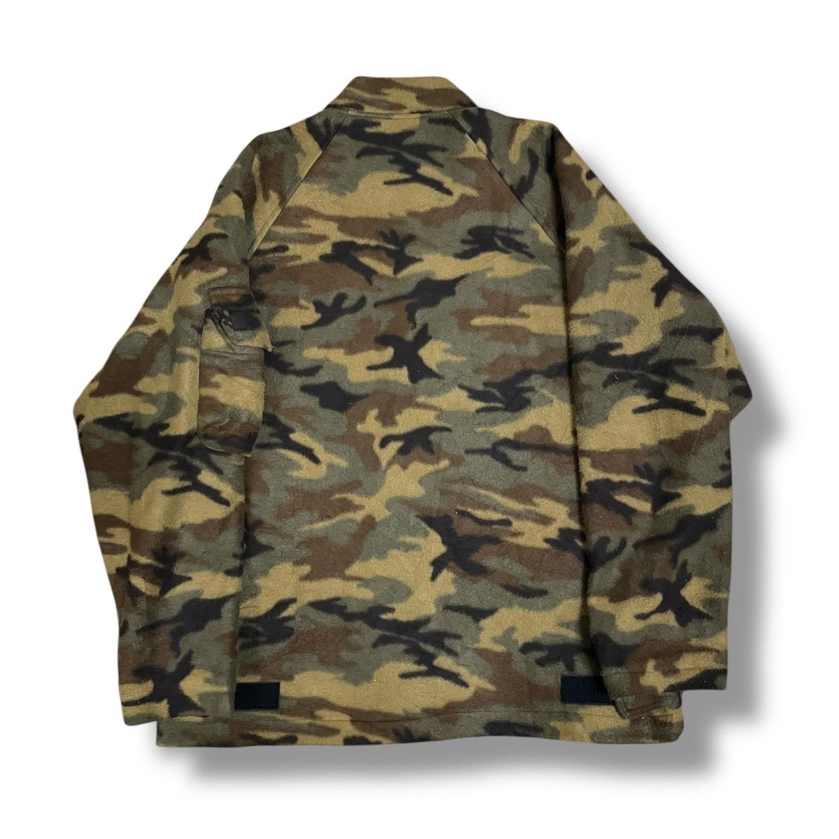 Nepenthes NEPHENTHES CAMO ARMY FULL ZIP FLEECE JACKET Size US M / EU 48-50 / 2 - 2 Thumbnail