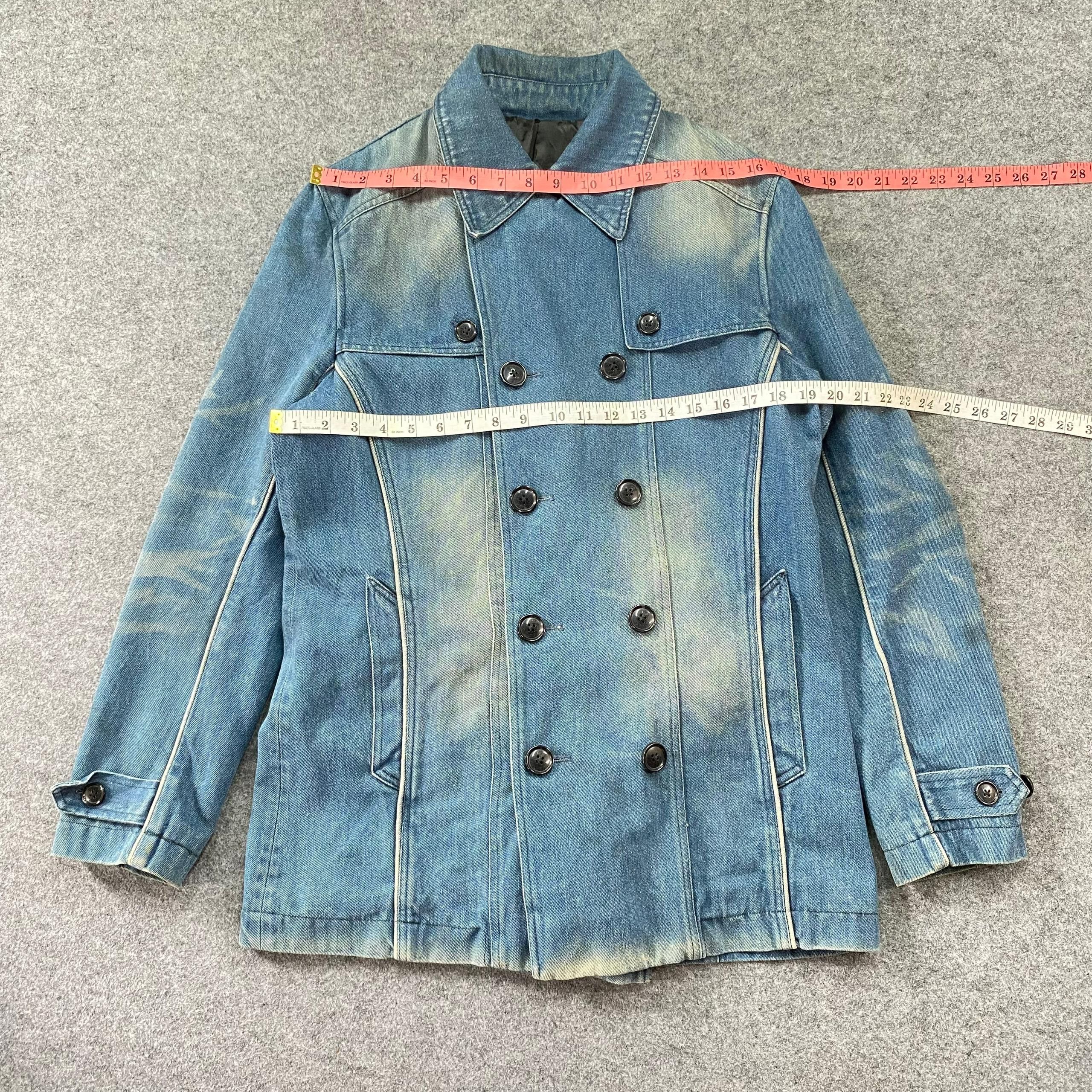 Vintage Semantic Design Denim Jacket