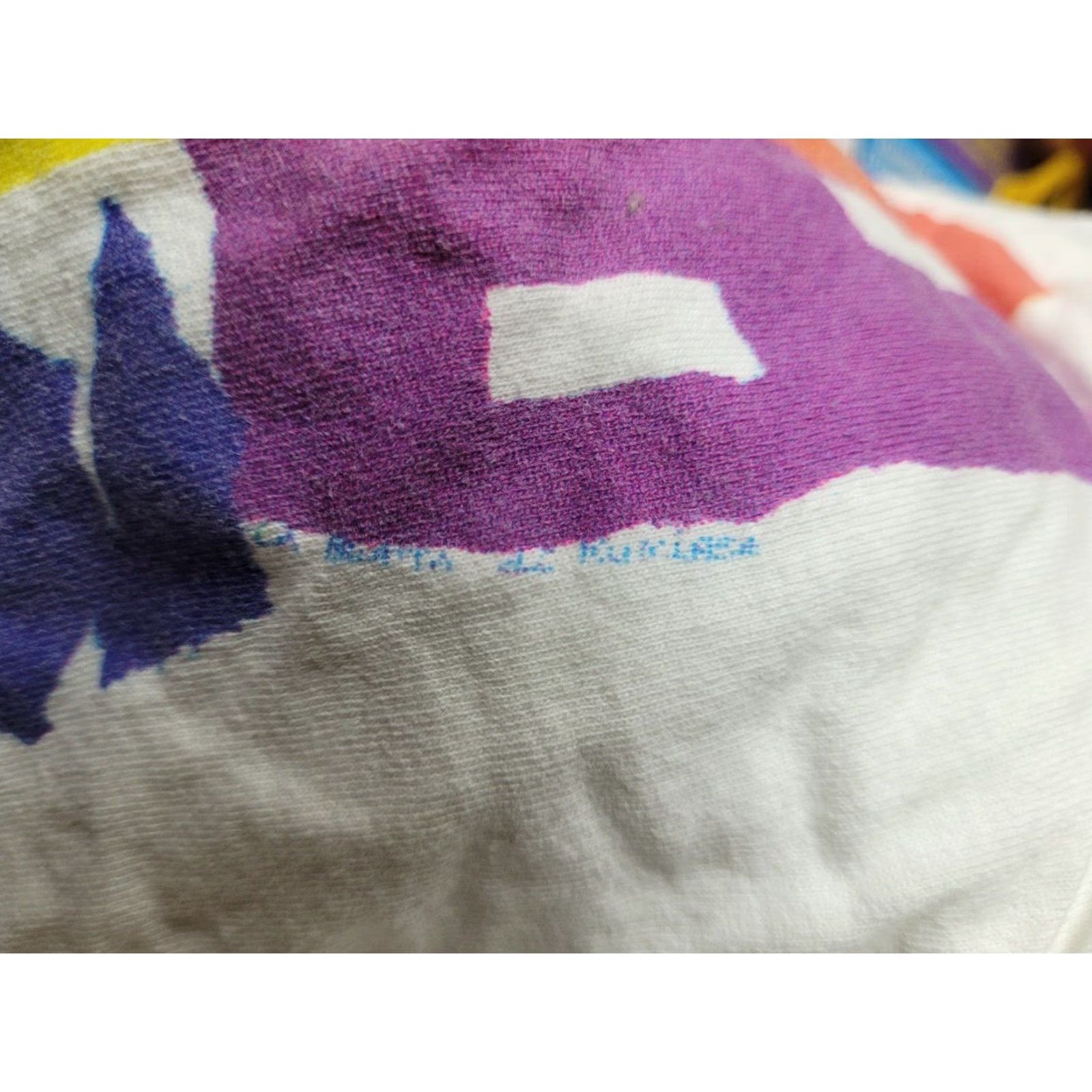 Fruit Of The Loom Womens Juniors T-Shirt XS White Cinque Terre Italian Riviera Art Shirt Womens Size XS / US 0-2 / IT 36-38 - 2 Thumbnail
