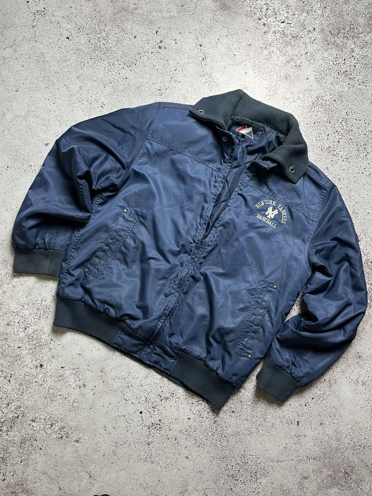 New York Yankees × Vintage 🏀Vintage New York Yankees Bomber Nylon Size US L / EU 52-54 / 3 - 1 Thumbnail