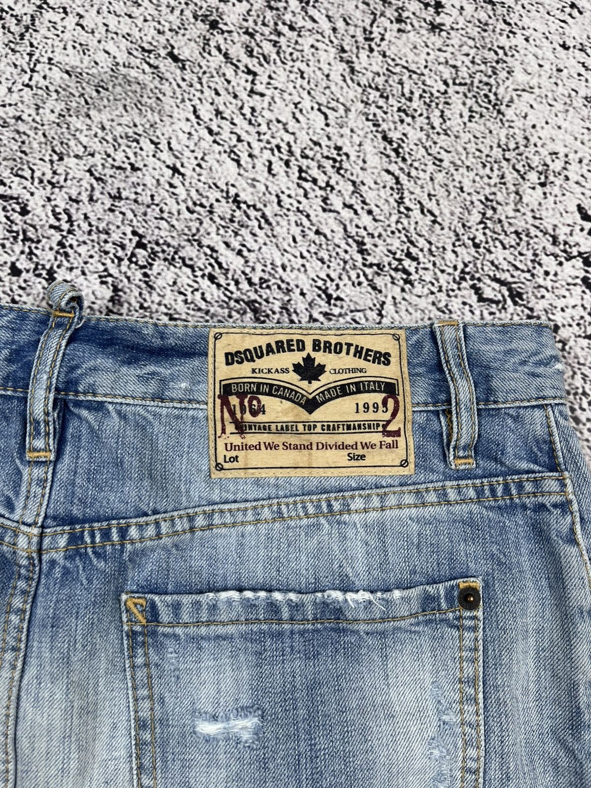 Dsquared2 VINTAGE DSQUARED2 AVANT GARDE MINI JEANS SKIRT Size 28" / US 6 / IT 42 - 4 Thumbnail