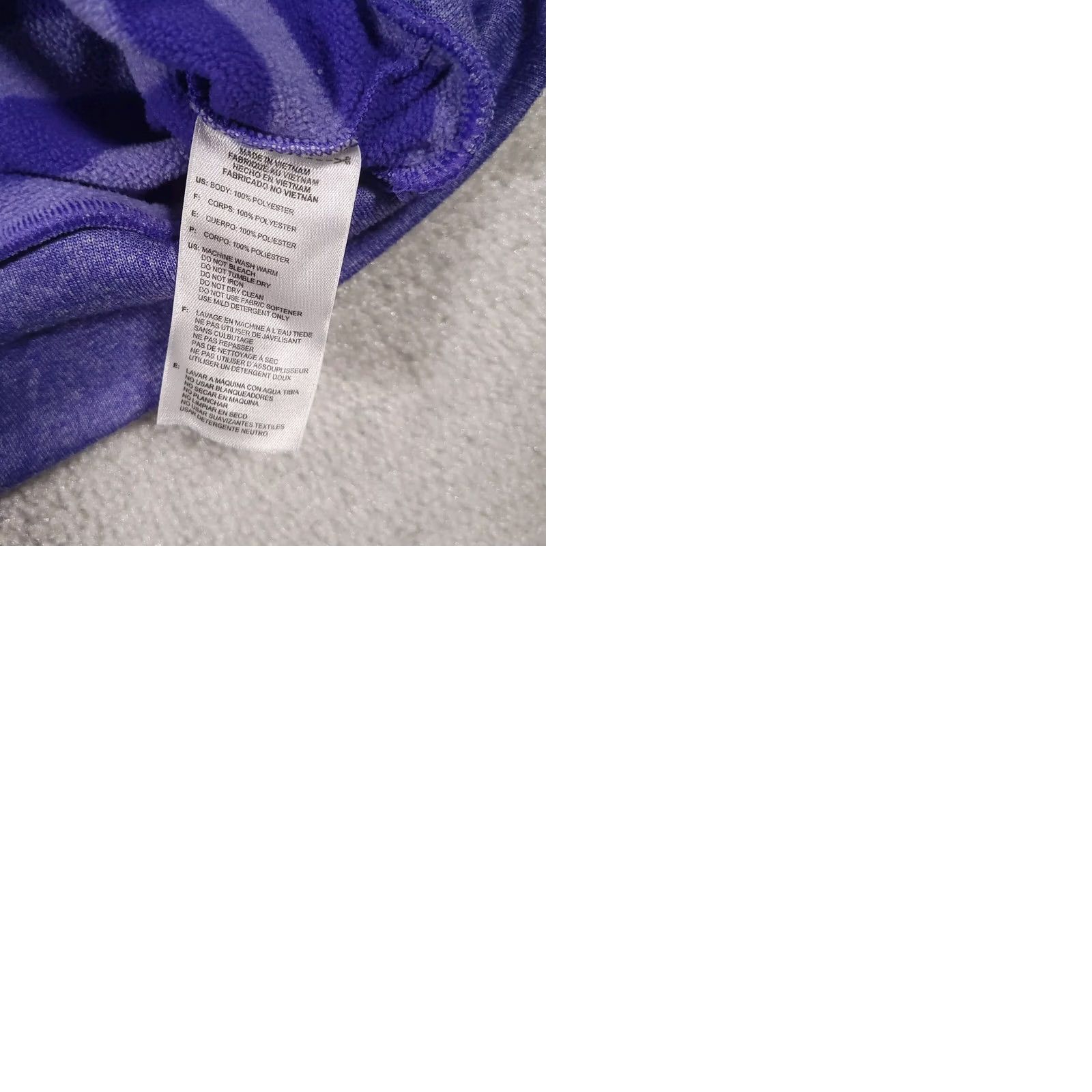 Adidas Adidas Climawarm Pullover Round Neck Women's Large Purple Striped Thumbholes Sweatshirt Pullover Sports Logo Outdoor Size L / US 10 / IT 46 - 9 Thumbnail