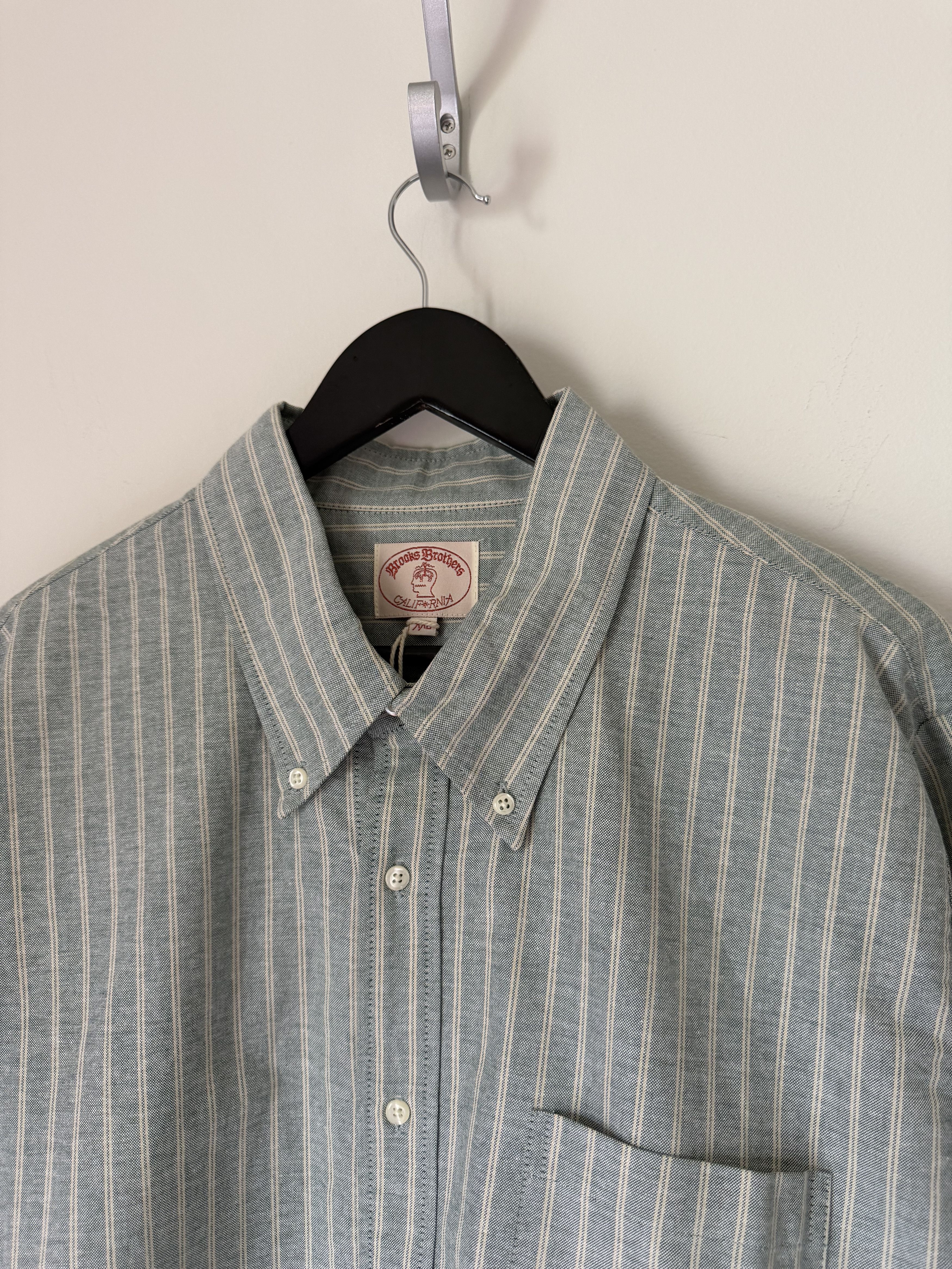Brain Dead Brain Dead Brooks Brothers Patchwork Oxford Button Up Green Size US XXL / EU 58 / 5 - 2 Thumbnail