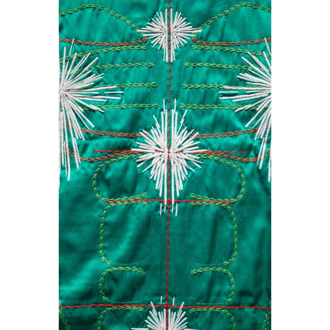 Craig Green Craig Green Emerald Silk Embroidered T-Shirt [New] Size US S / EU 44-46 / 1 - 4 Thumbnail