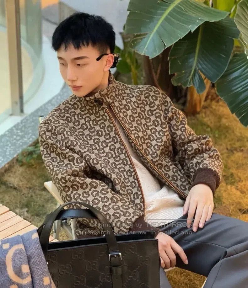 Gucci Gucci Ebony-coloured horse buckle jacquard full-printed wo Size US S / EU 44-46 / 1 - 8 Thumbnail