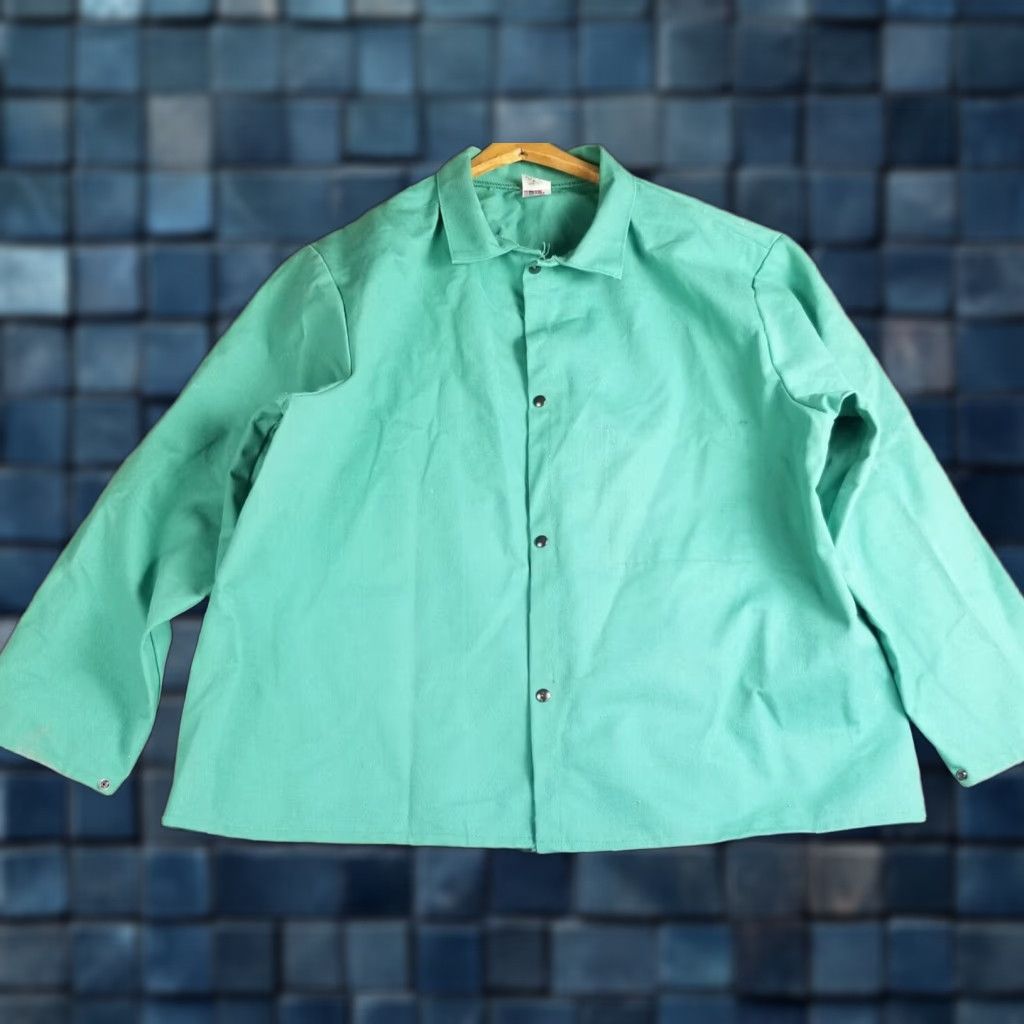 Vintage VINTAGE Westex Fire Resistant Jacket Men 2XL Green Canvas Workwear USA Farm Construction Adult XXL Size US XXL / EU 58 / 5 - 1 Thumbnail