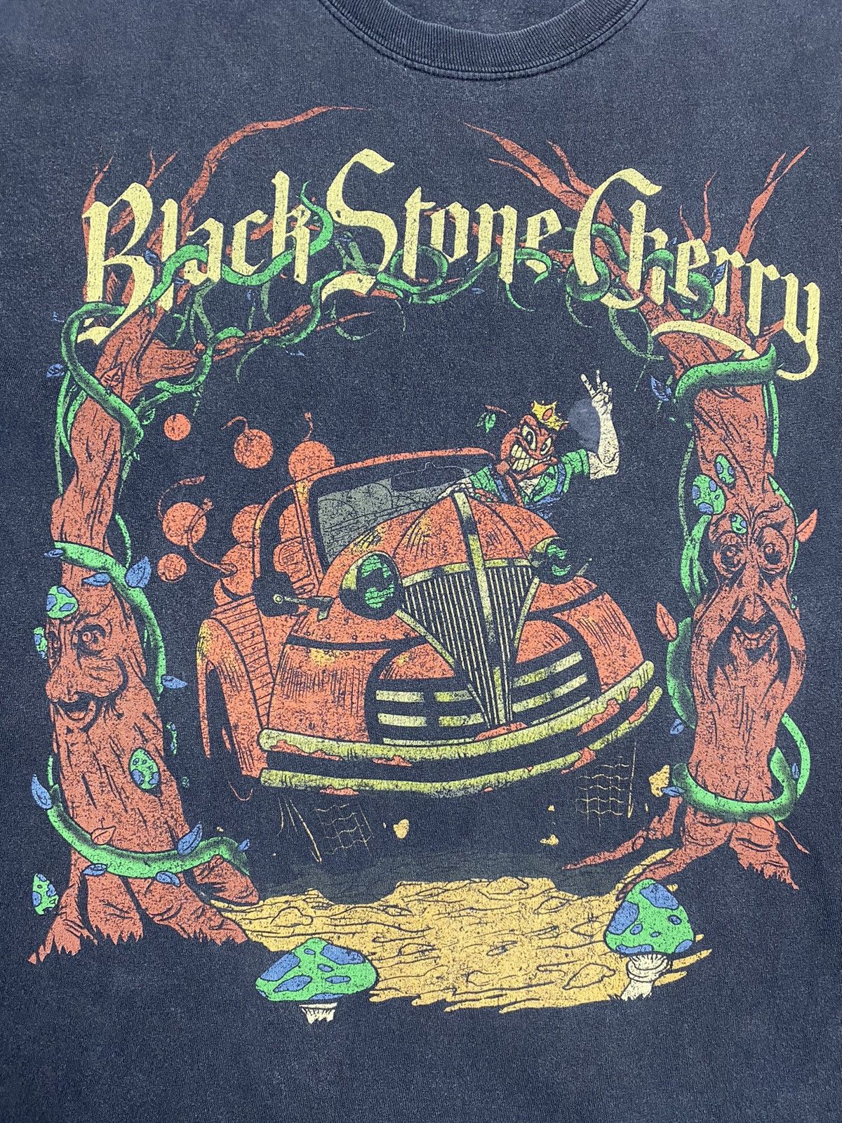 Vintage Vintage Black Stone Cherry Concert Rock Metal Band tee Size US XL / EU 56 / 4 - 6 Thumbnail