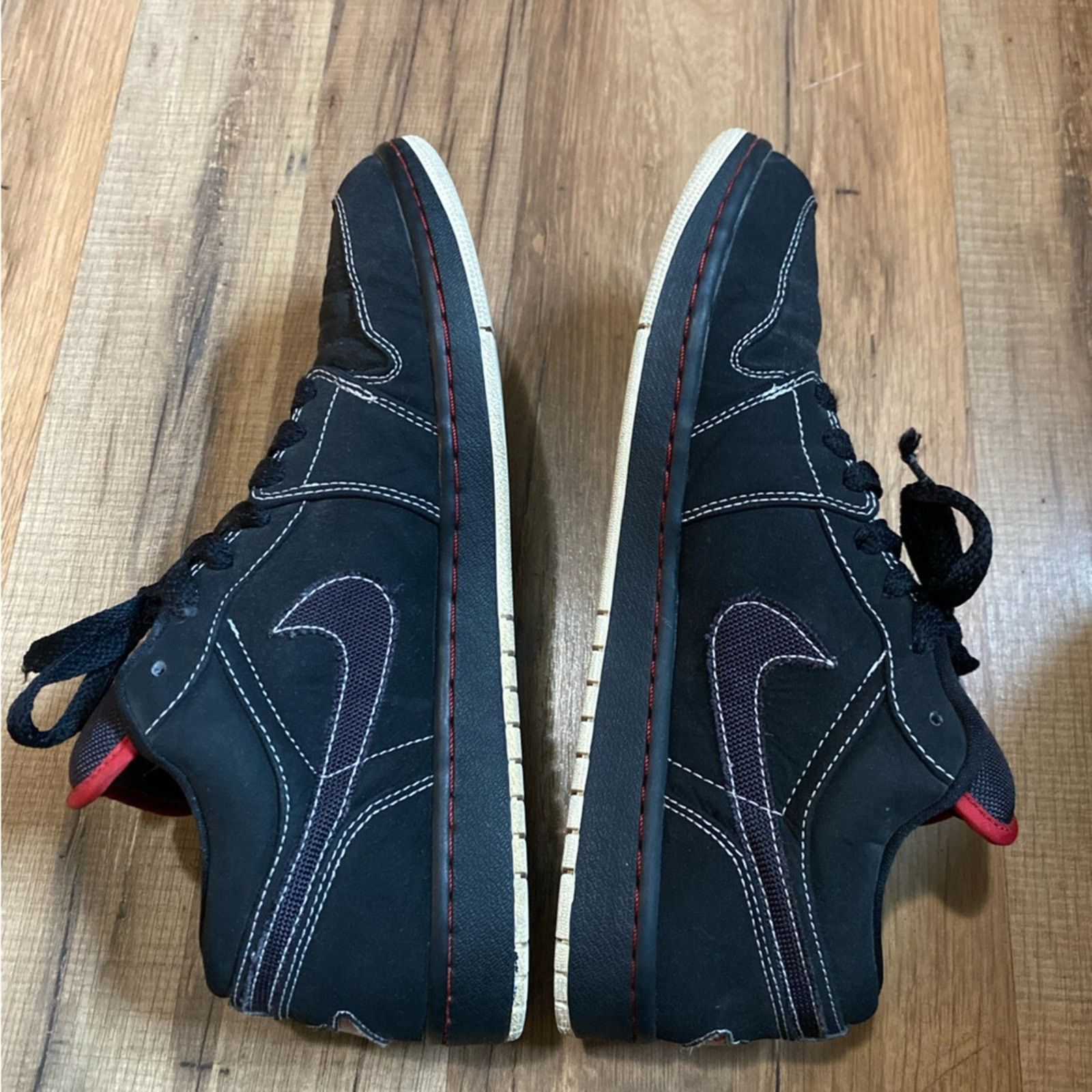 Jordan Brand 2008 Jordan 1 Low Phat Varsity Red Bred Size US 11 / EU 44 - 5 Thumbnail