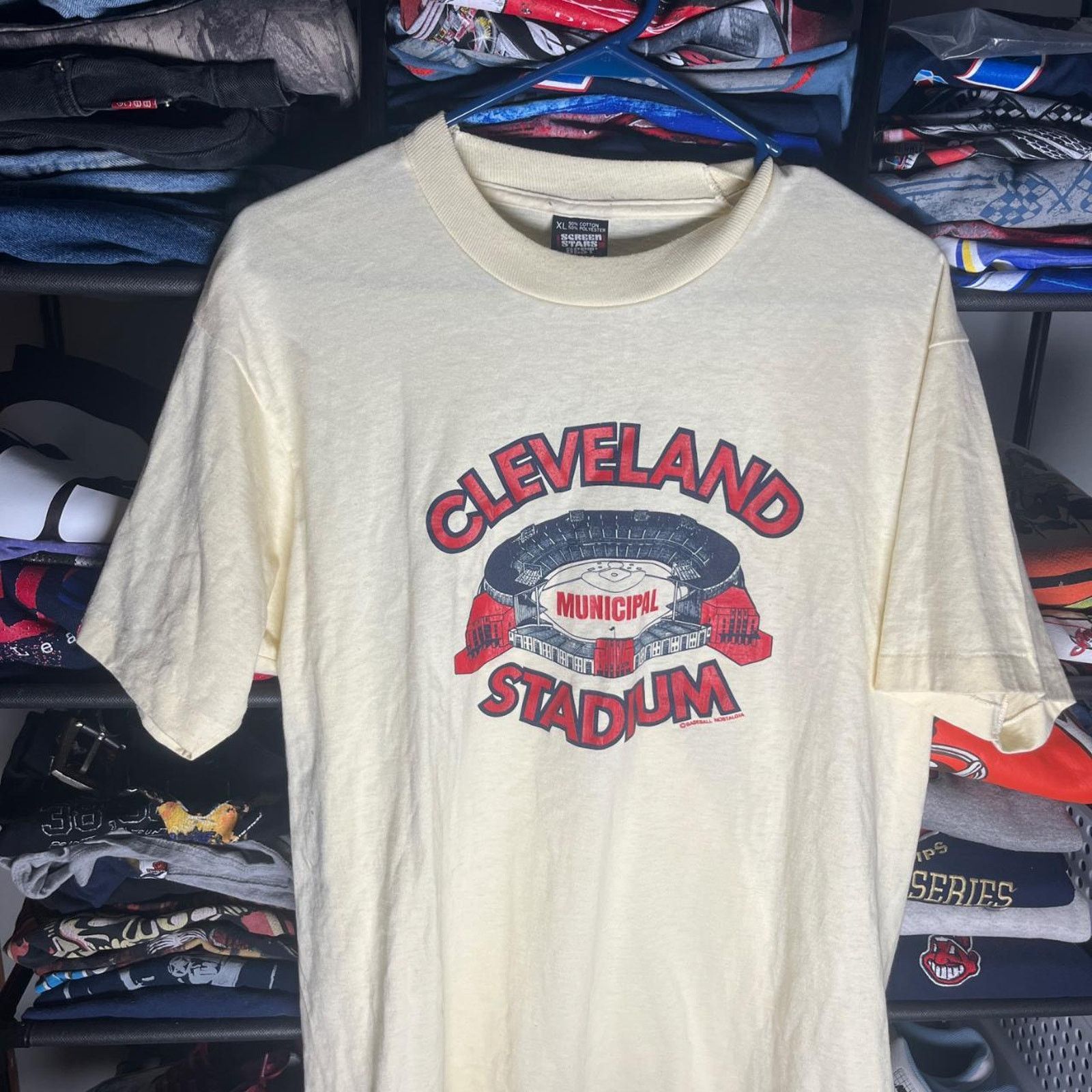 Other Vintage Cleveland Indians stadium shirt Size US XL / EU 56 / 4 - 1 Preview