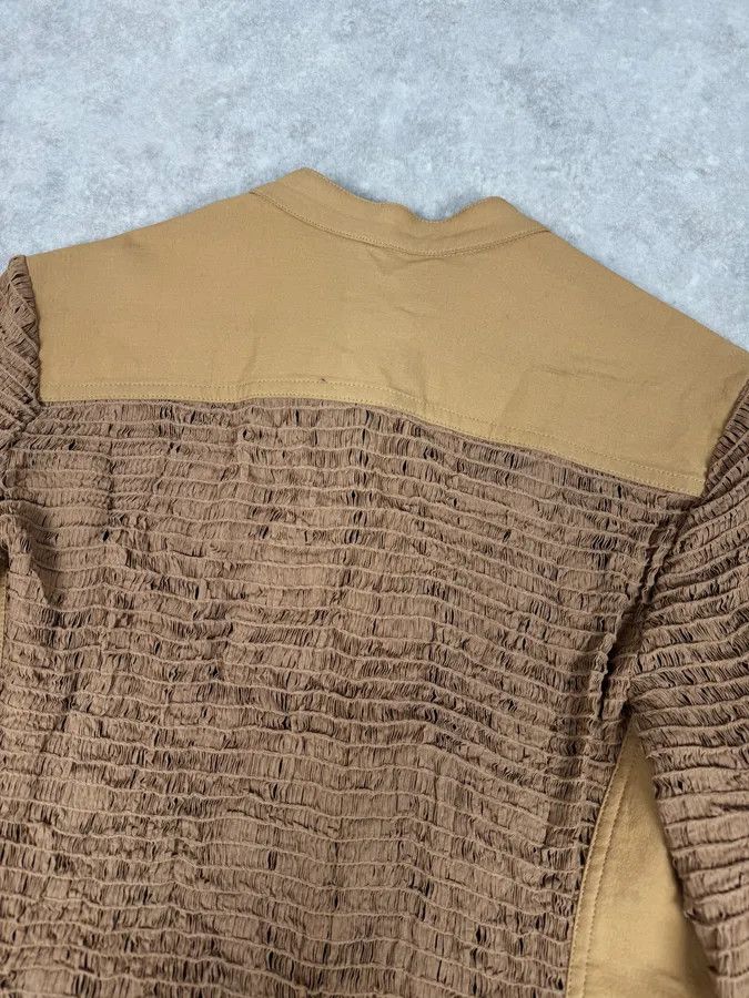Vintage Plein Sud Beige Textured Net Fabric Jacket Size S / US 4 / IT 40 - 6 Thumbnail