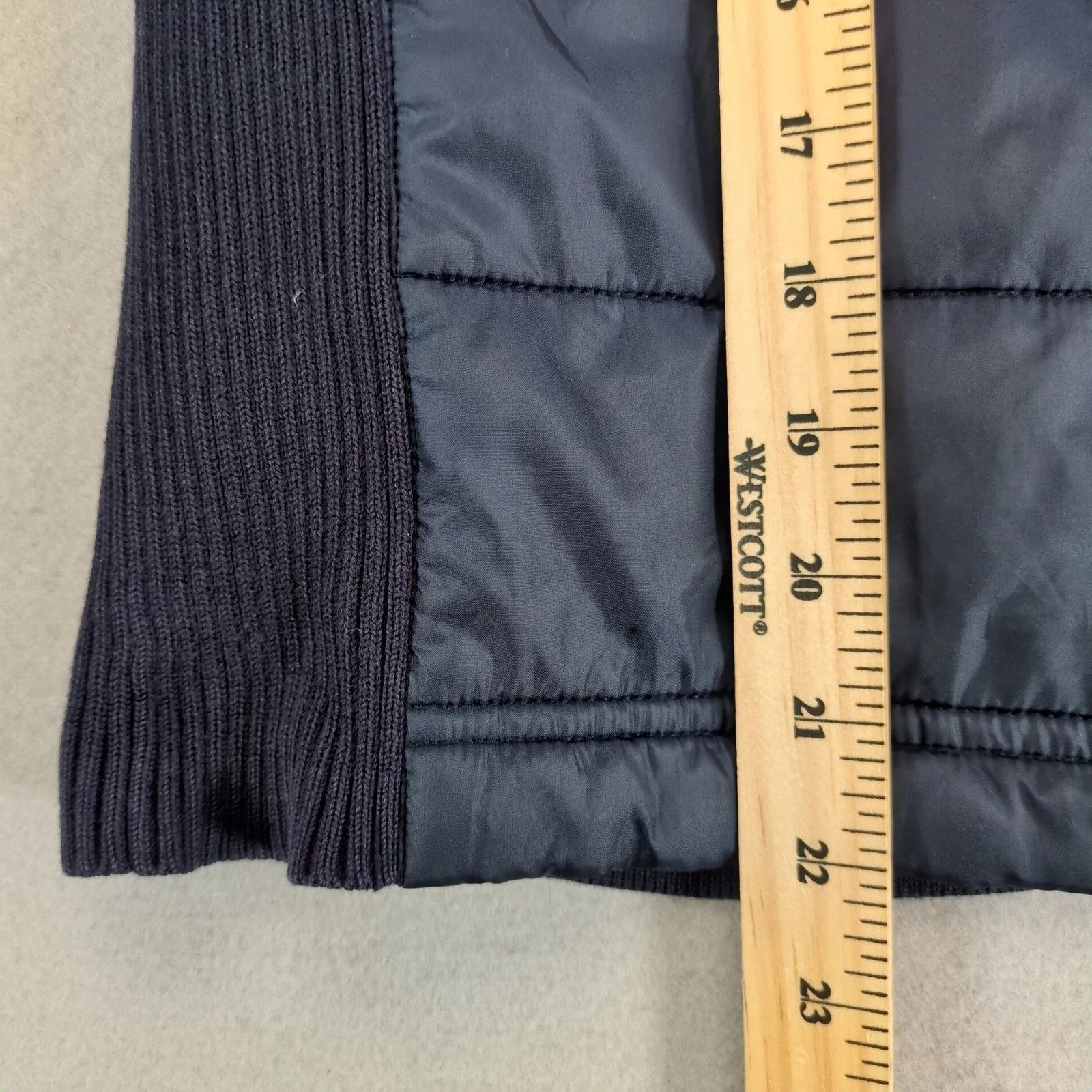 Tommy Hilfiger Vtg Tommy Hilfiger Puffer Vest Womens M Navy Full Zip Logo Size M / US 6-8 / IT 42-44 - 6 Thumbnail