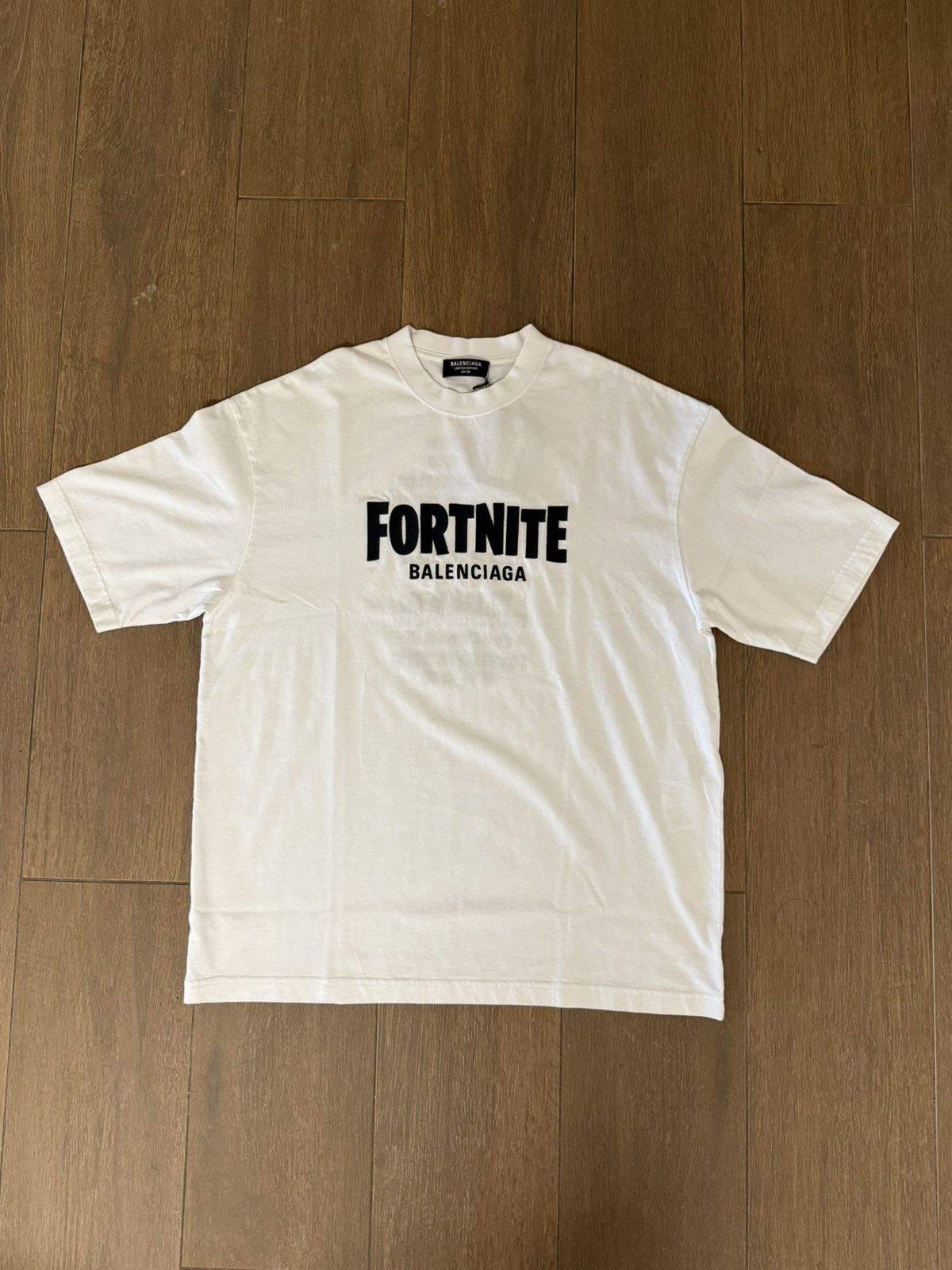 Balenciaga Balenciaga x Fortnite White T Shirt 359/500 | Grailed