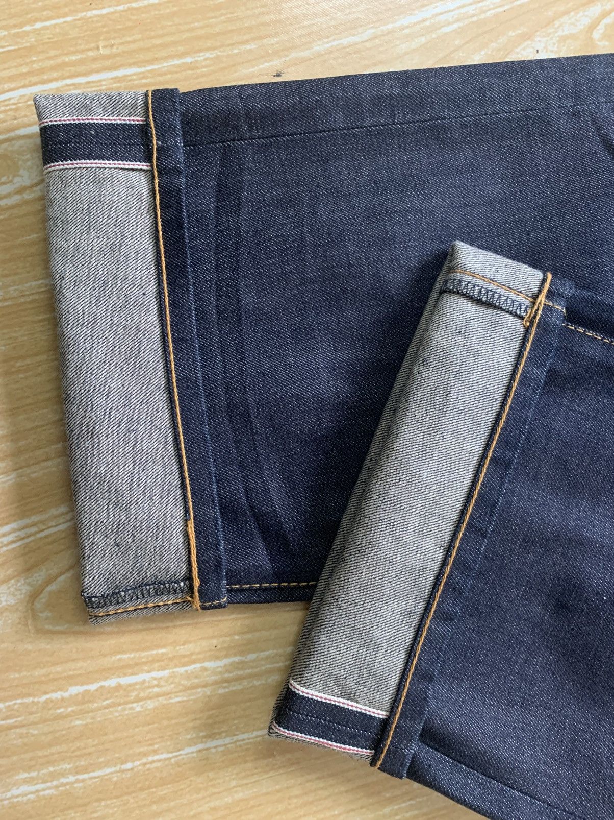 Japanese Brand 🔥 Rare.. Calee Selvedge Hard Denim Jeans Pants Size US 33 - 13 Thumbnail