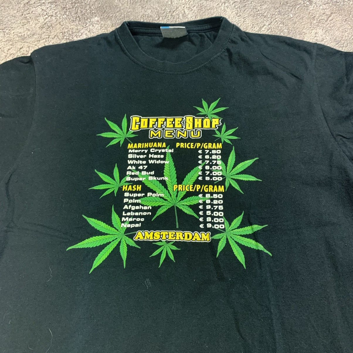 Vintage VINTAGE Y2K ADULT DRUGS JOINT CANNABIS SMOKE WEED TEE 90S Size US M / EU 48-50 / 2 - 4 Thumbnail
