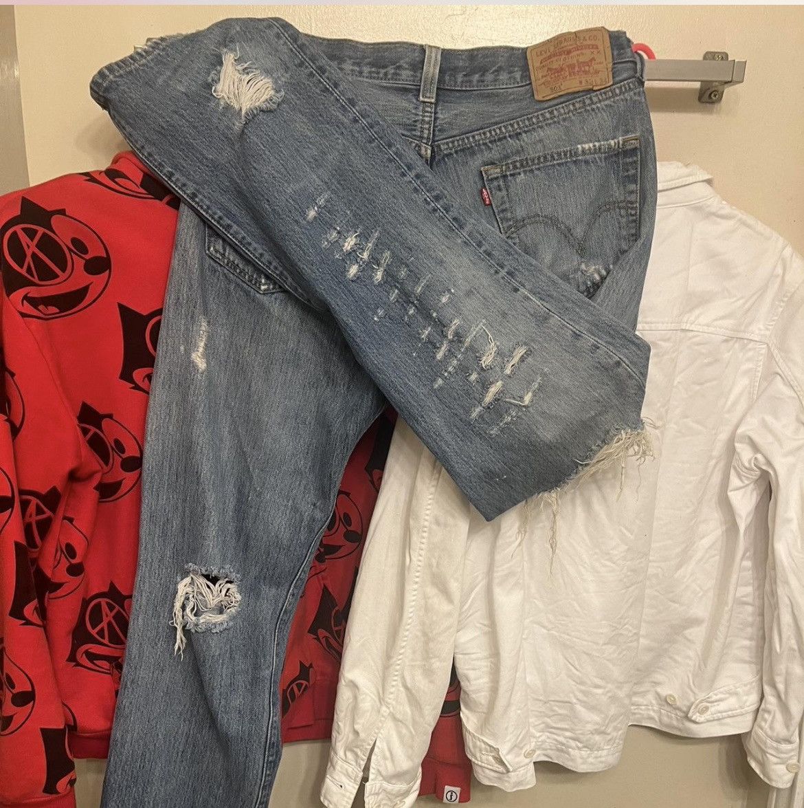 Levi's Levi 501 Skater rips distressed🦦 Size US 32 / EU 48 - 4 Thumbnail