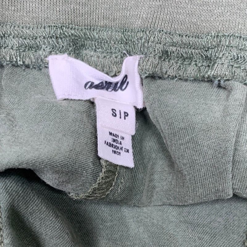 American Eagle Outfitters New Aerie Green Stretch Elastic Drawstring Waist Jogger Pant Size 26" / US 2 / IT 38 - 5 Thumbnail