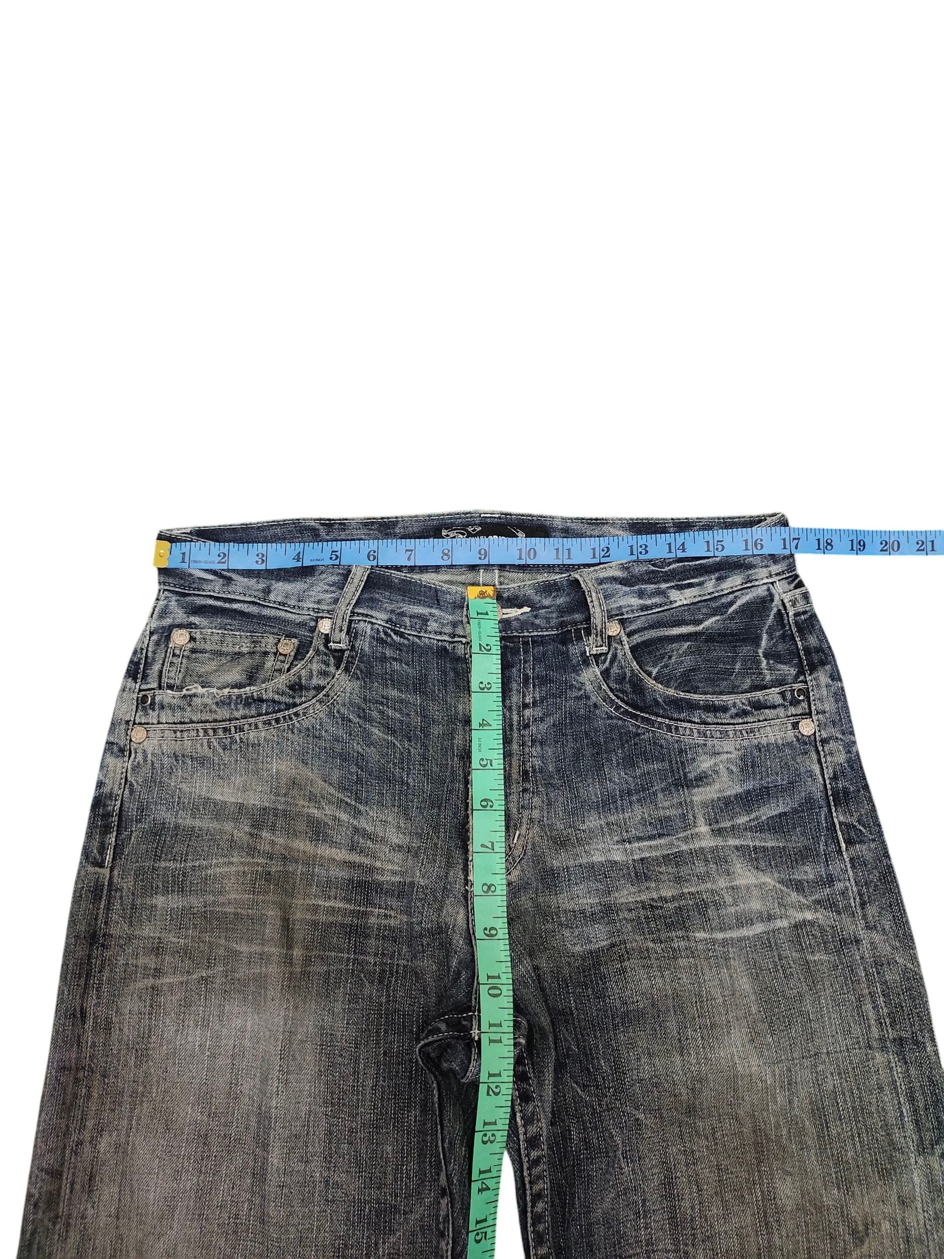 Undercover Japanese Brand Oririn Clawmark Distress Faded Denim Jeans Size US 34 / EU 50 - 13 Thumbnail