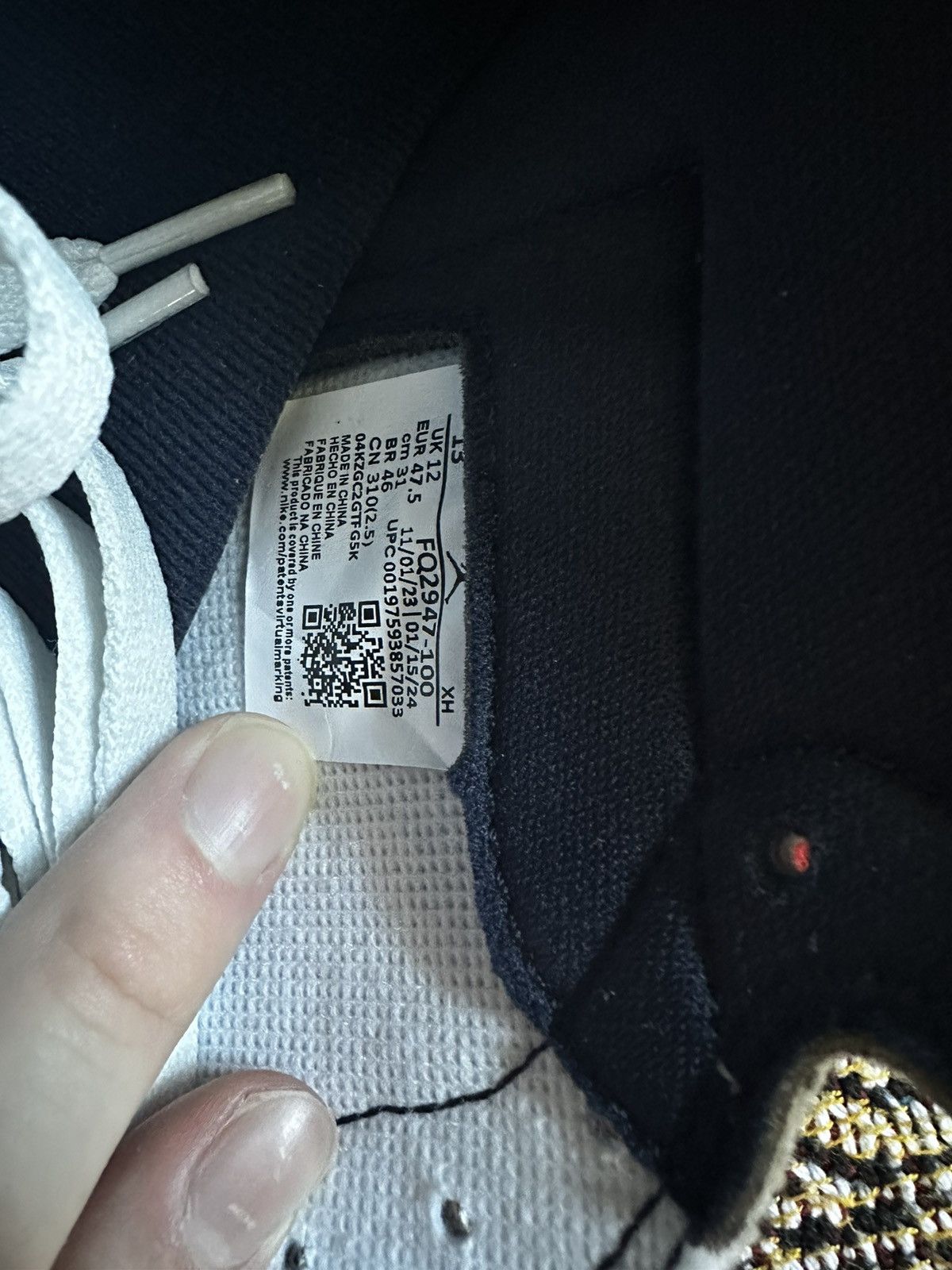 Jordan Brand Jordan 1 high - denim Size US 13 / EU 46 - 4 Thumbnail