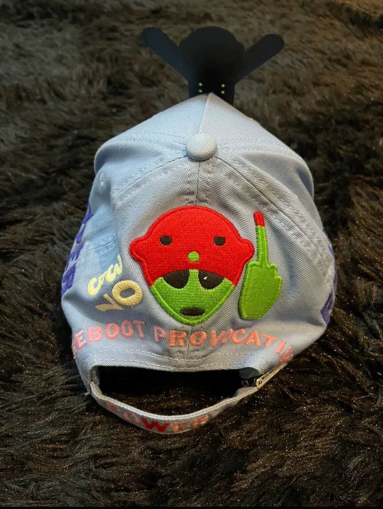 Walter Van Beirendonck walter van beirendonck Alien hat, cap, blue Size ONE SIZE - 3 Thumbnail