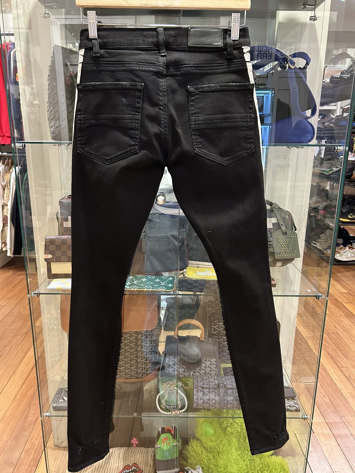 Amiri Amiri Track Stripe Denim Size US 30 / EU 46 - 2 Thumbnail