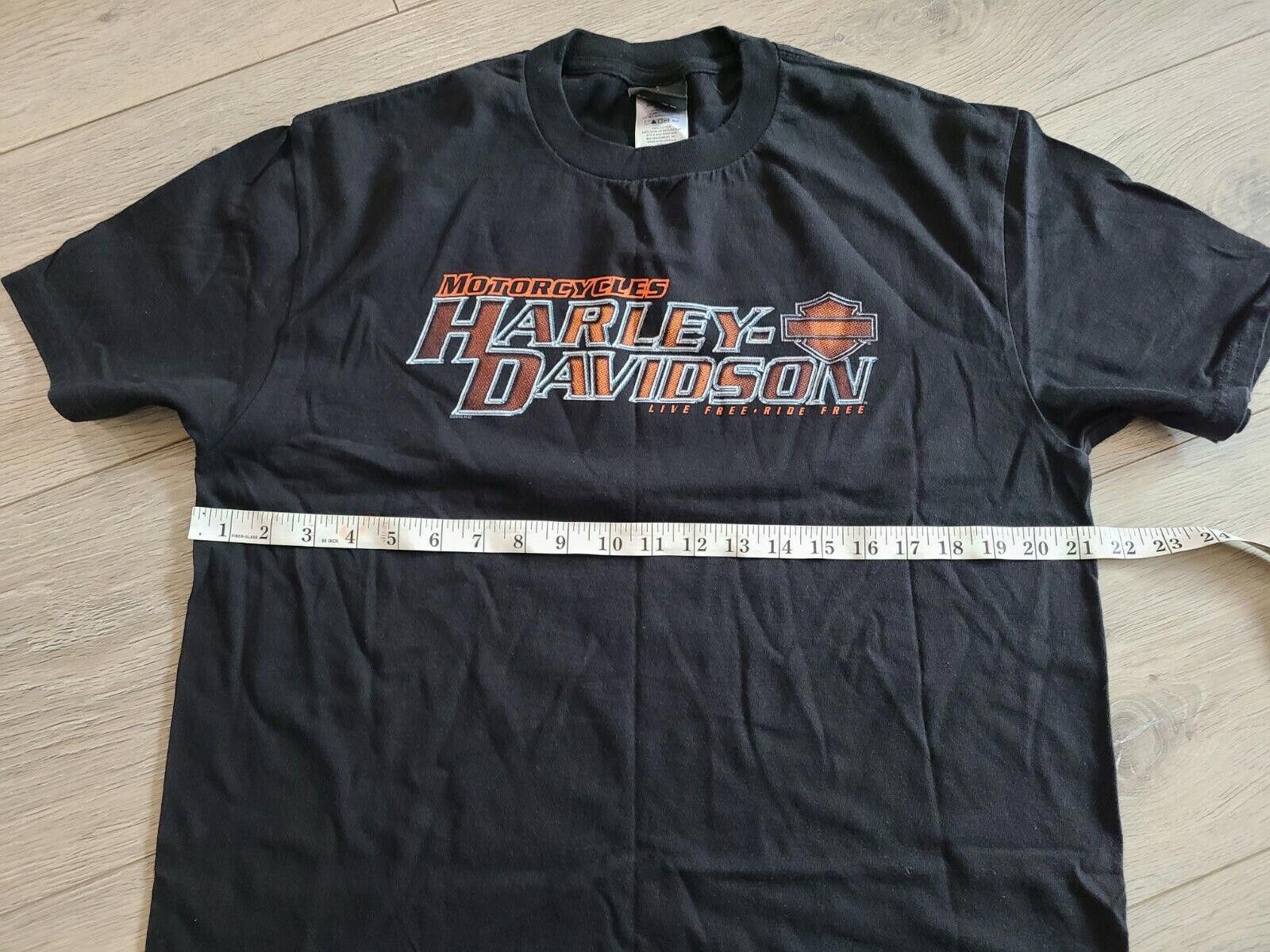 Designer Harley Davidson Shirt Large Capital City Tallahassee Florida Size ONE SIZE - 7 Thumbnail