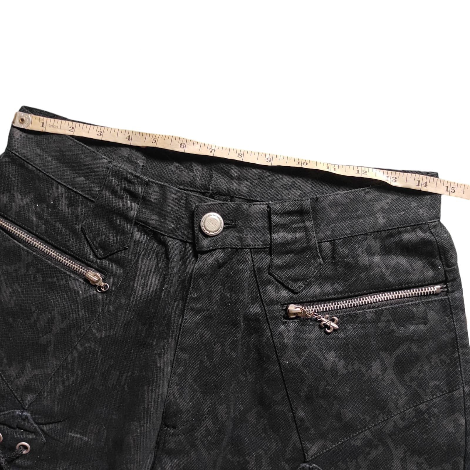 BERNINGS SHO Flare BERNINGS SHO Lace Up Bootcut Denim Jeans Size US 28 / EU 44 - 5 Thumbnail