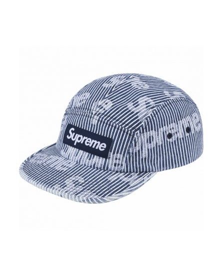 Supreme Denim Camp Cap Stripe SS24