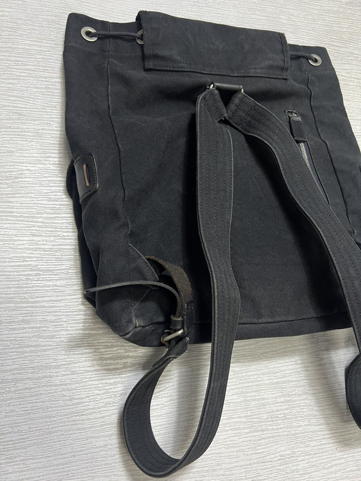 Dries Van Noten Dries Van Noten - Canvas Military Rucksack Backpack Size ONE SIZE - 11 Thumbnail