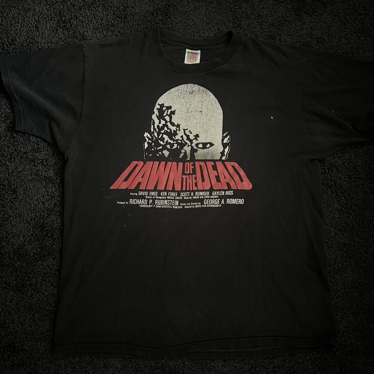 Image of Vintage Dawn Of The Dead Shirt in Black, Men's (Size XL)