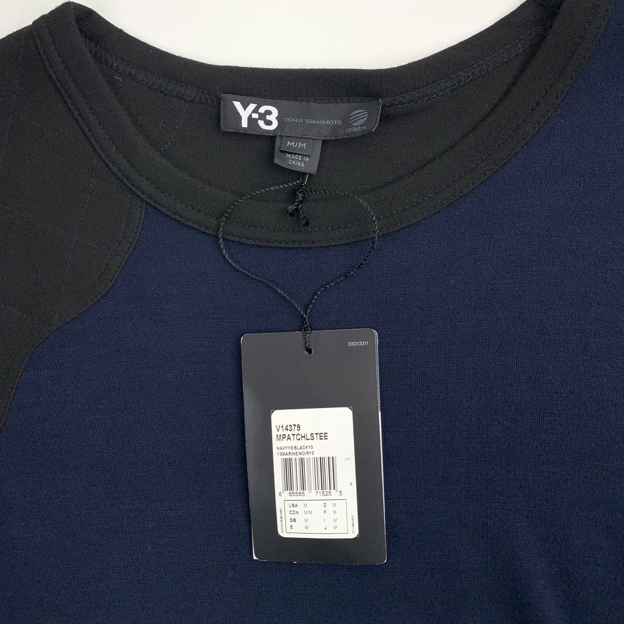 Y-3 Y-3 Yohji Yamamoto x Adidas L/S T Shirt Shoulder Patch Size US M / EU 48-50 / 2 - 4 Thumbnail