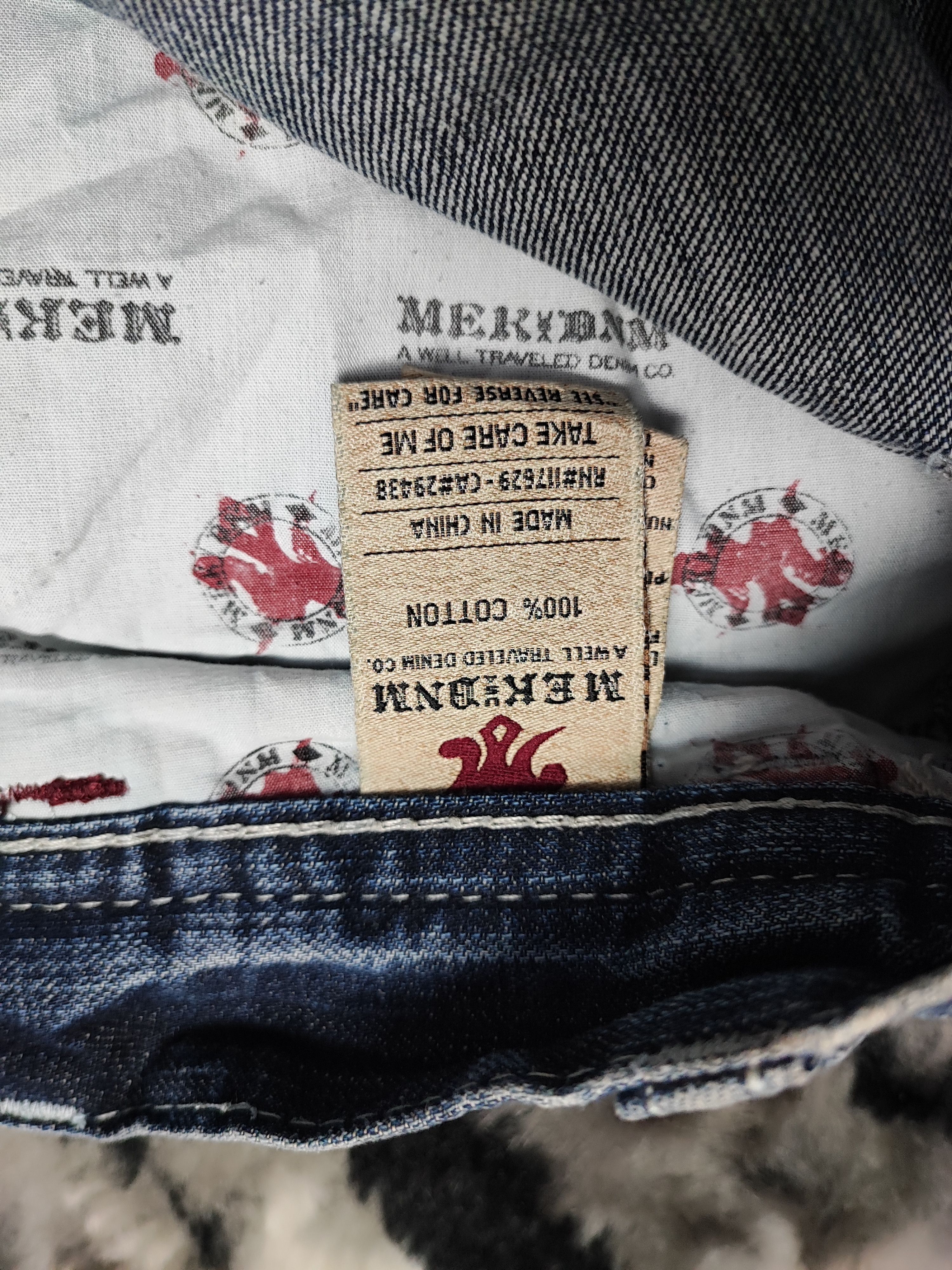 Mek Denim × Vintage Mek Denim USA Dagger Hearts Denim Pant Size US 32 / EU 48 - 17 Thumbnail
