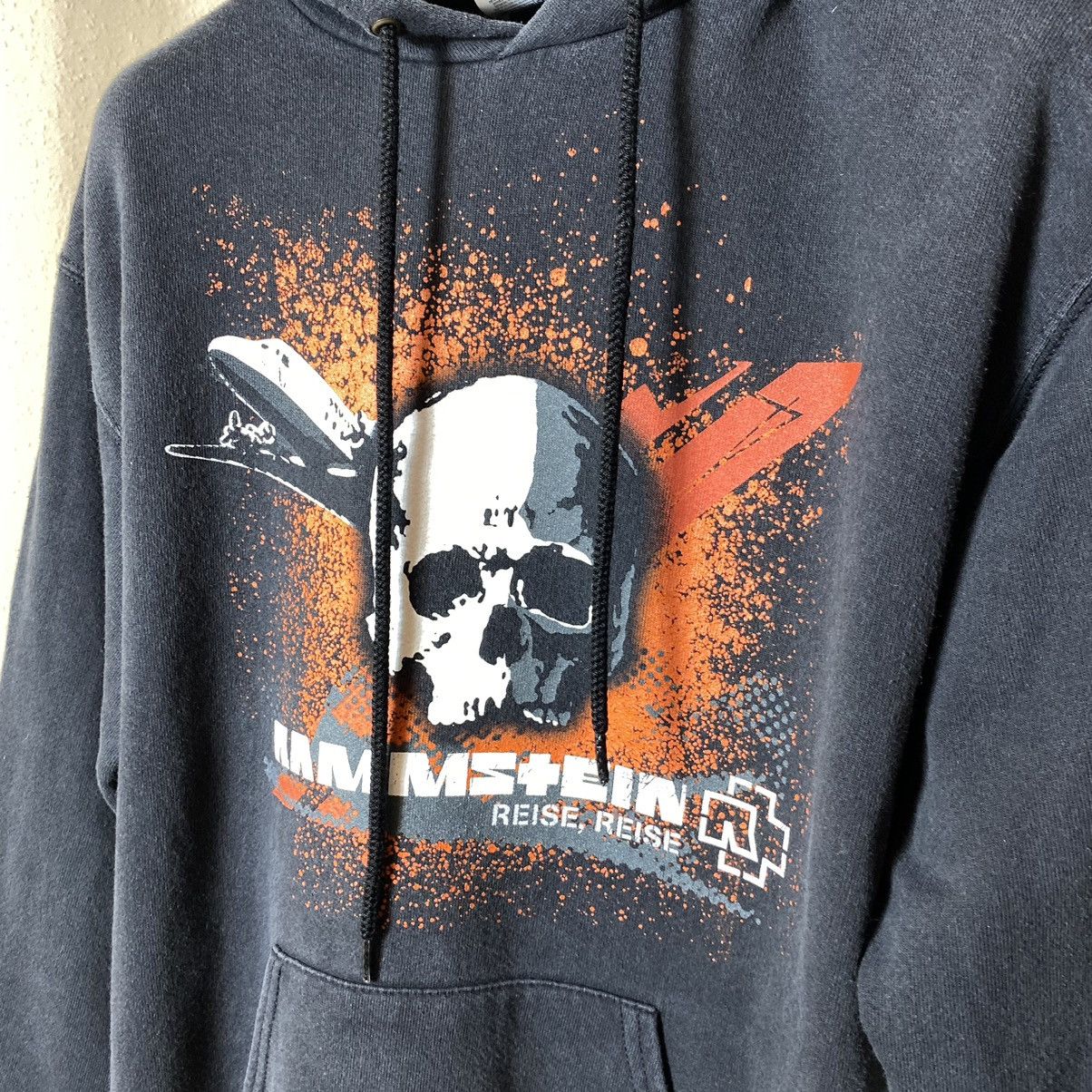 Vintage Vintage 2004 Rammstein Reise Hoodie Sweatshirt Skull Rare Size US M / EU 48-50 / 2 - 5 Thumbnail