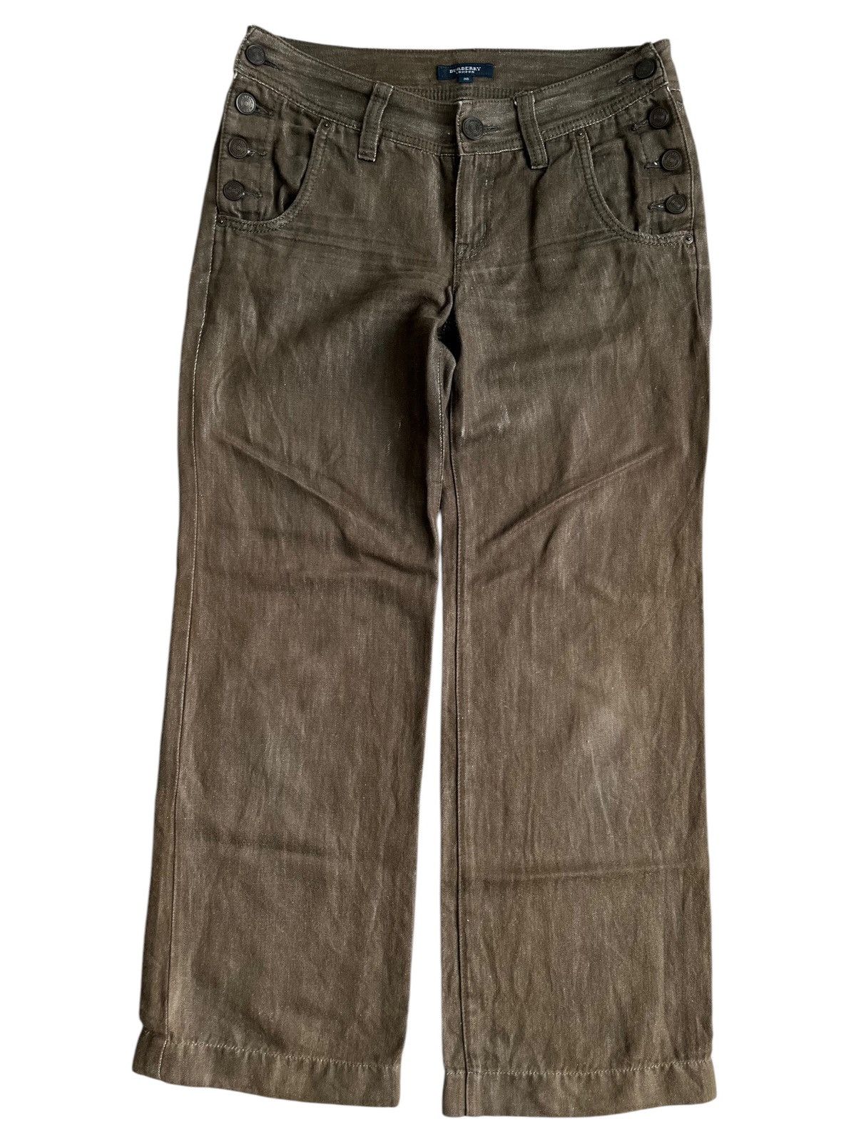 Burberry × Designer × Vintage Burberry loose denim pants Size US 30 / EU 46 - 1 Thumbnail