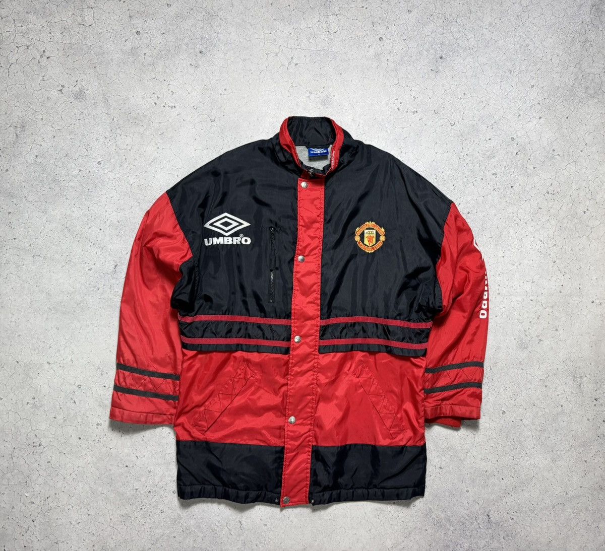 Umbro Umbro FC Manchester United Vintage 90’s Football Jacket Y2K Size US M / EU 48-50 / 2 - 1 Thumbnail