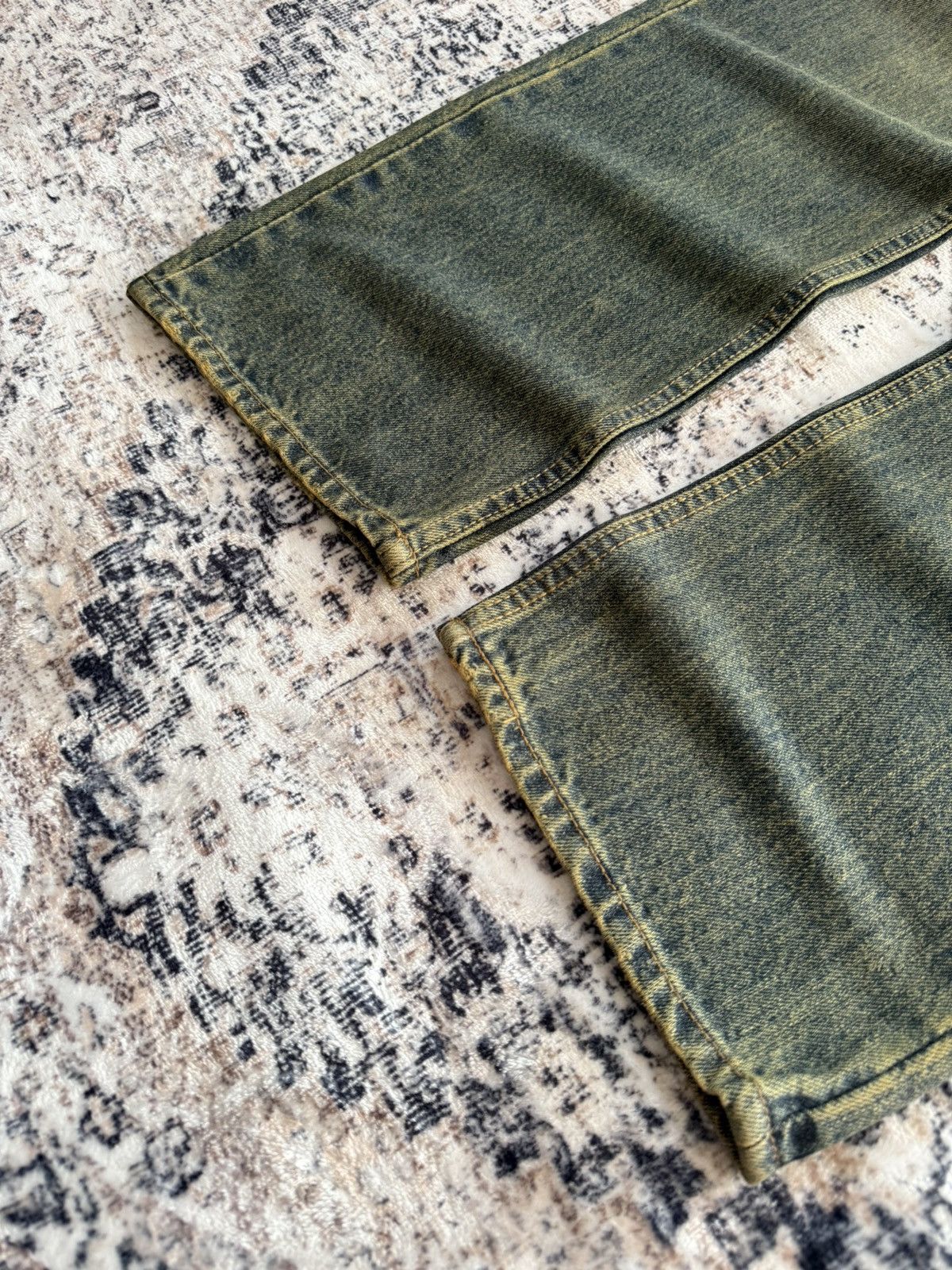 Hysteric Glamour Root Three Japan Mud Wash Distressed Studded Jeans Size US 29 - 9 Thumbnail